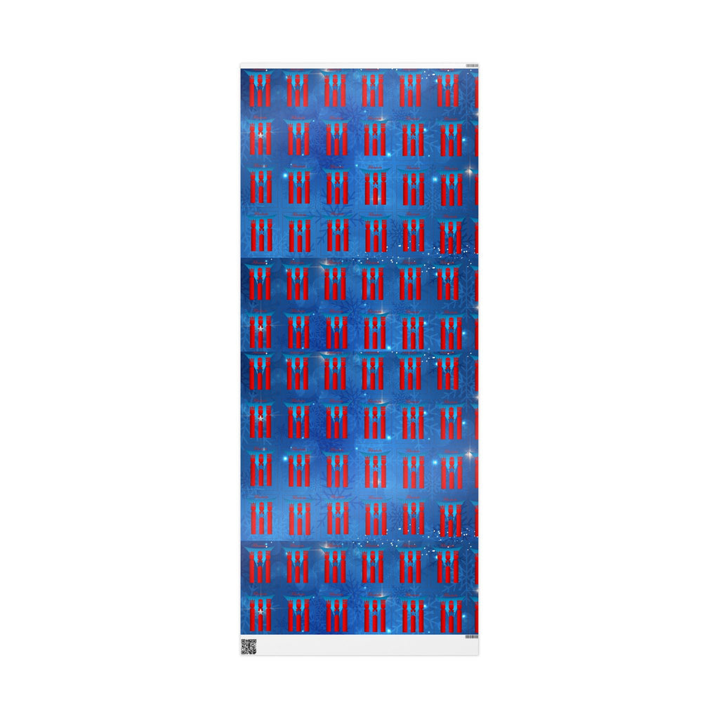 Navidad en Puerto Rico Wrapping Paper – Festive Boricua Holiday Gift Wrap 🇵🇷🎄 - Metamorphosis Creations