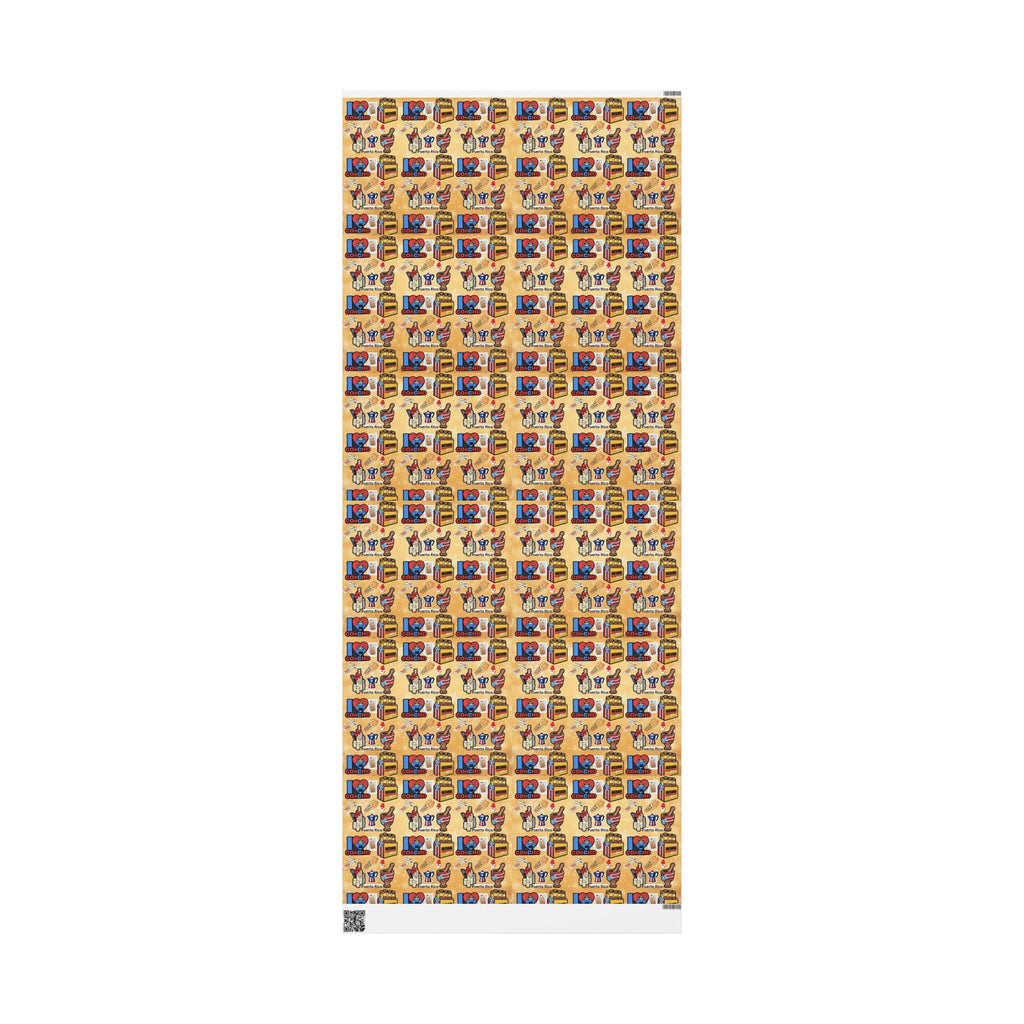 Navidad en Puerto Rico Wrapping Paper – Festive Boricua Holiday Gift Wrap 🇵🇷🎄 - Metamorphosis Creations