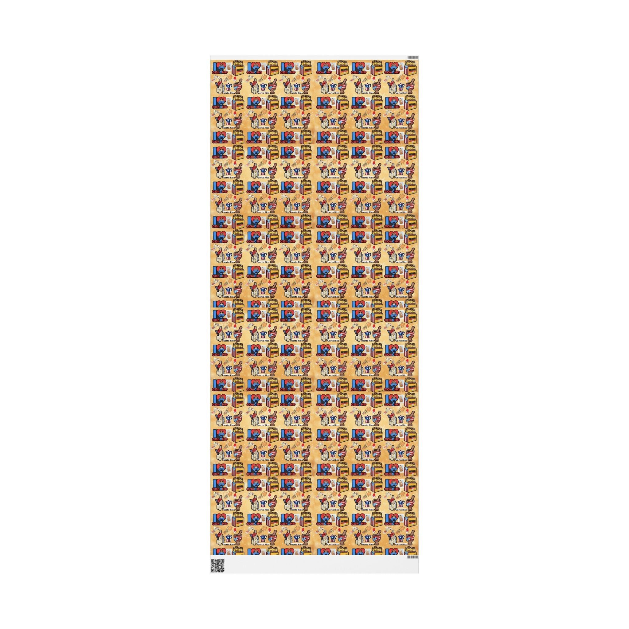 Navidad en Puerto Rico Wrapping Paper – Festive Boricua Holiday Gift Wrap 🇵🇷🎄 - Metamorphosis Creations