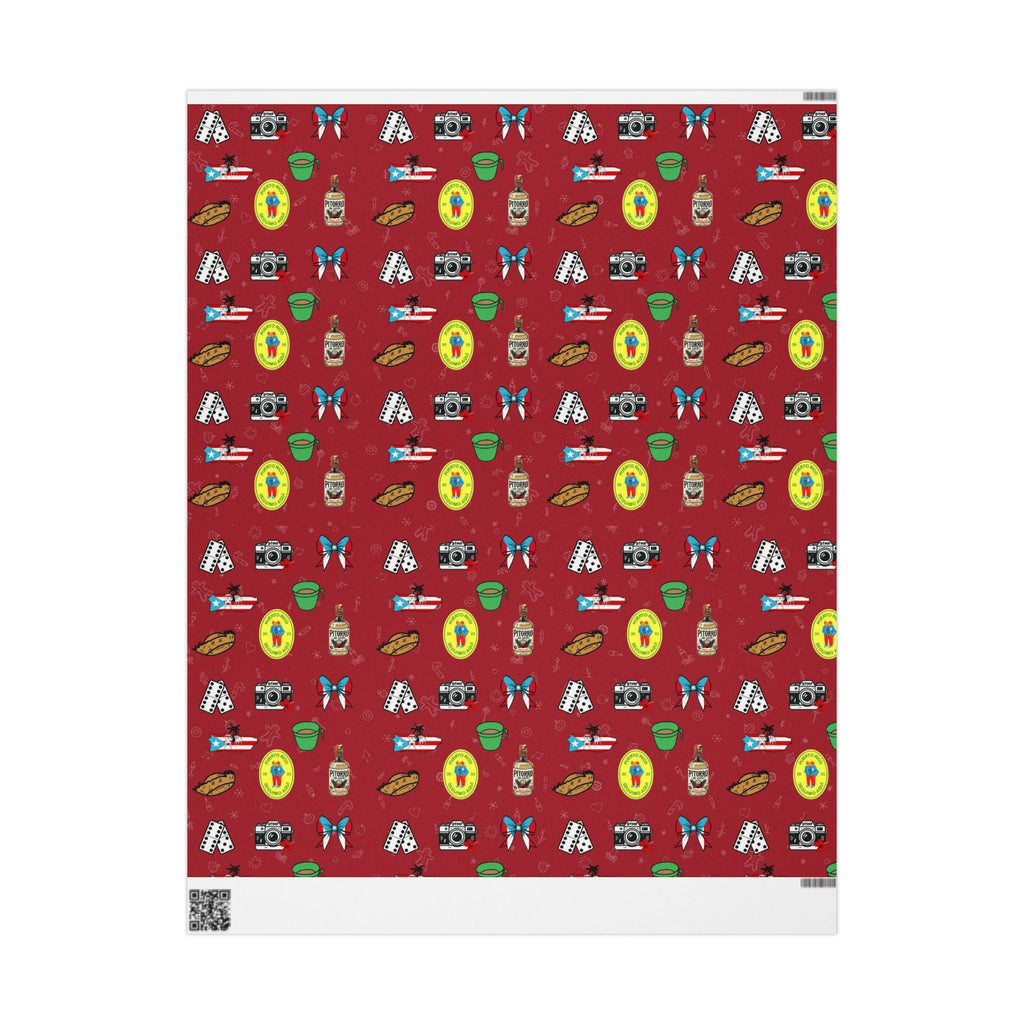 Navidad en Puerto Rico Wrapping Paper – Festive Boricua Holiday Gift Wrap 🇵🇷🎄 - Metamorphosis Creations