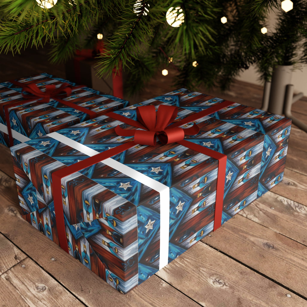 Navidad en Puerto Rico Wrapping Paper – Festive Boricua Holiday Gift Wrap 🇵🇷🎄 - Metamorphosis Creations