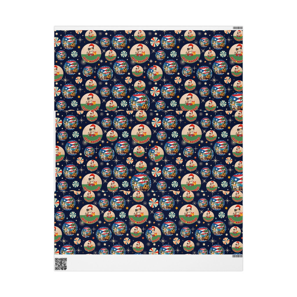 Navidad en Puerto Rico Wrapping Paper – Festive Boricua Holiday Gift Wrap 🇵🇷🎄 - Metamorphosis Creations