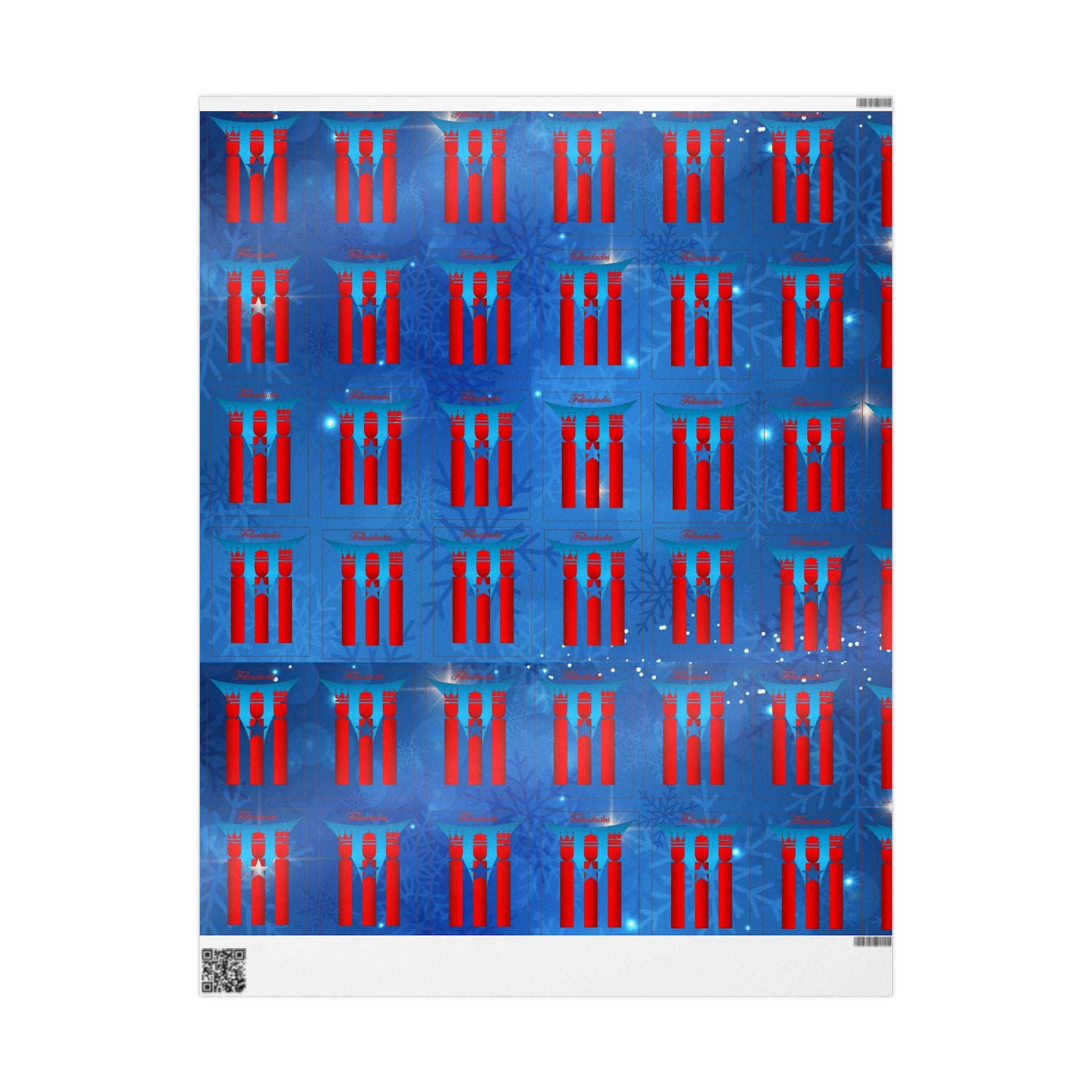 Navidad en Puerto Rico Wrapping Paper – Festive Boricua Holiday Gift Wrap 🇵🇷🎄 - Metamorphosis Creations