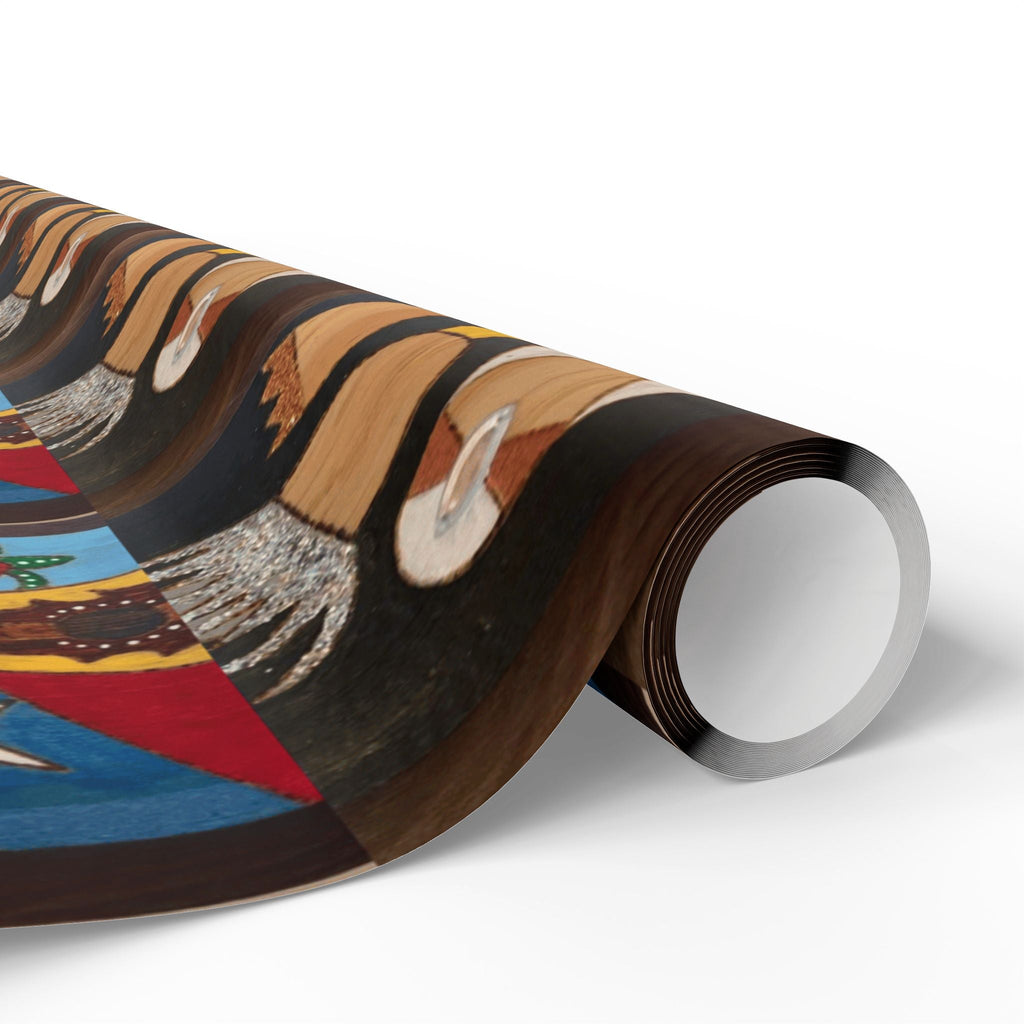 Navidad en Puerto Rico Wrapping Paper – Festive Boricua Holiday Gift Wrap 🇵🇷🎄Wrap, Decorative Gift Wrap, Artistic Paper Rolls, [...] - Metamorphosis Creations
