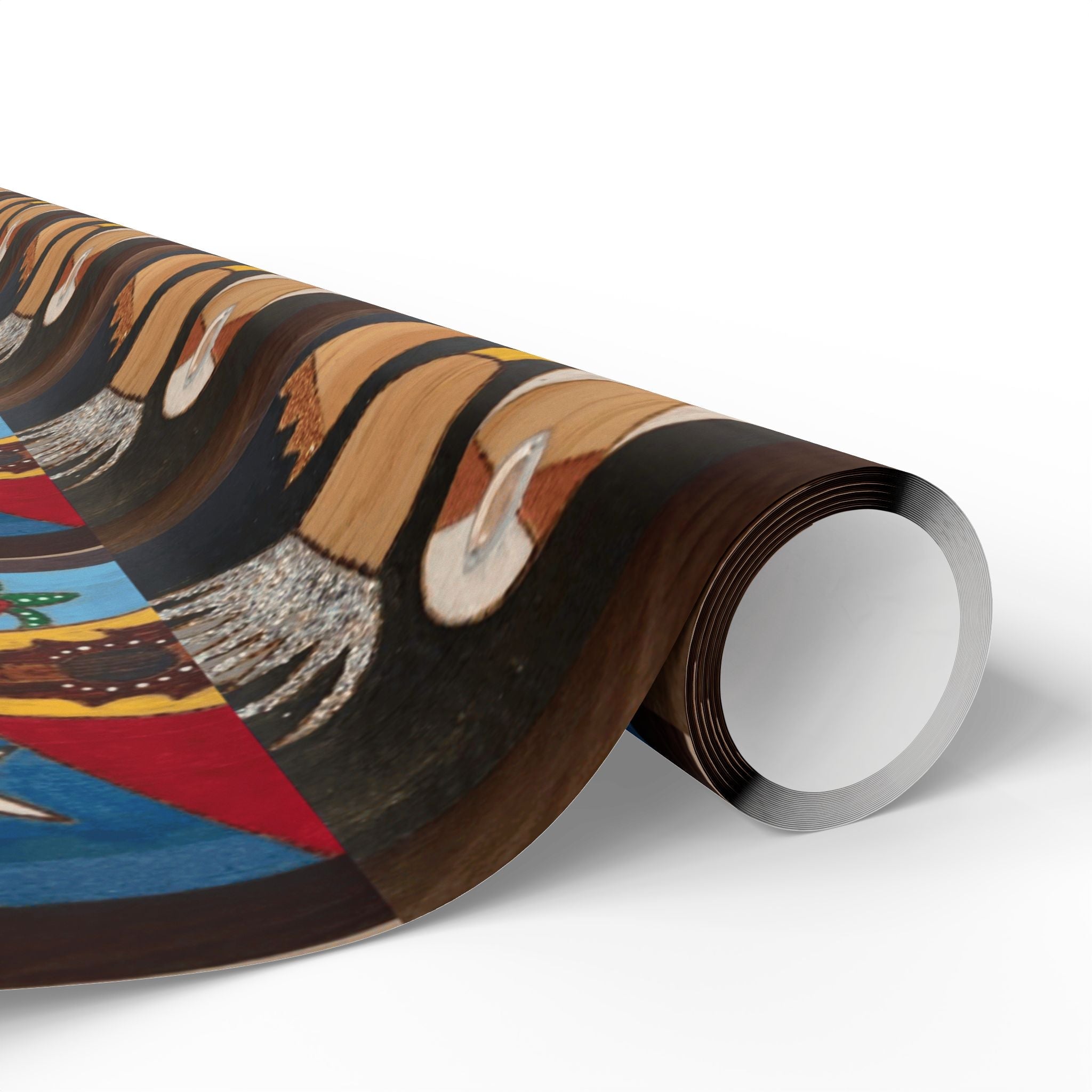 Navidad en Puerto Rico Wrapping Paper – Festive Boricua Holiday Gift Wrap 🇵🇷🎄Wrap, Decorative Gift Wrap, Artistic Paper Rolls, [...] - Metamorphosis Creations