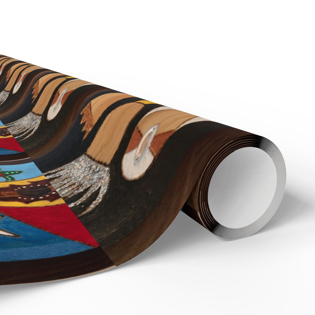 Navidad en Puerto Rico Wrapping Paper – Festive Boricua Holiday Gift Wrap 🇵🇷🎄Wrap, Decorative Gift Wrap, Artistic Paper Rolls, [...] - Metamorphosis Creations