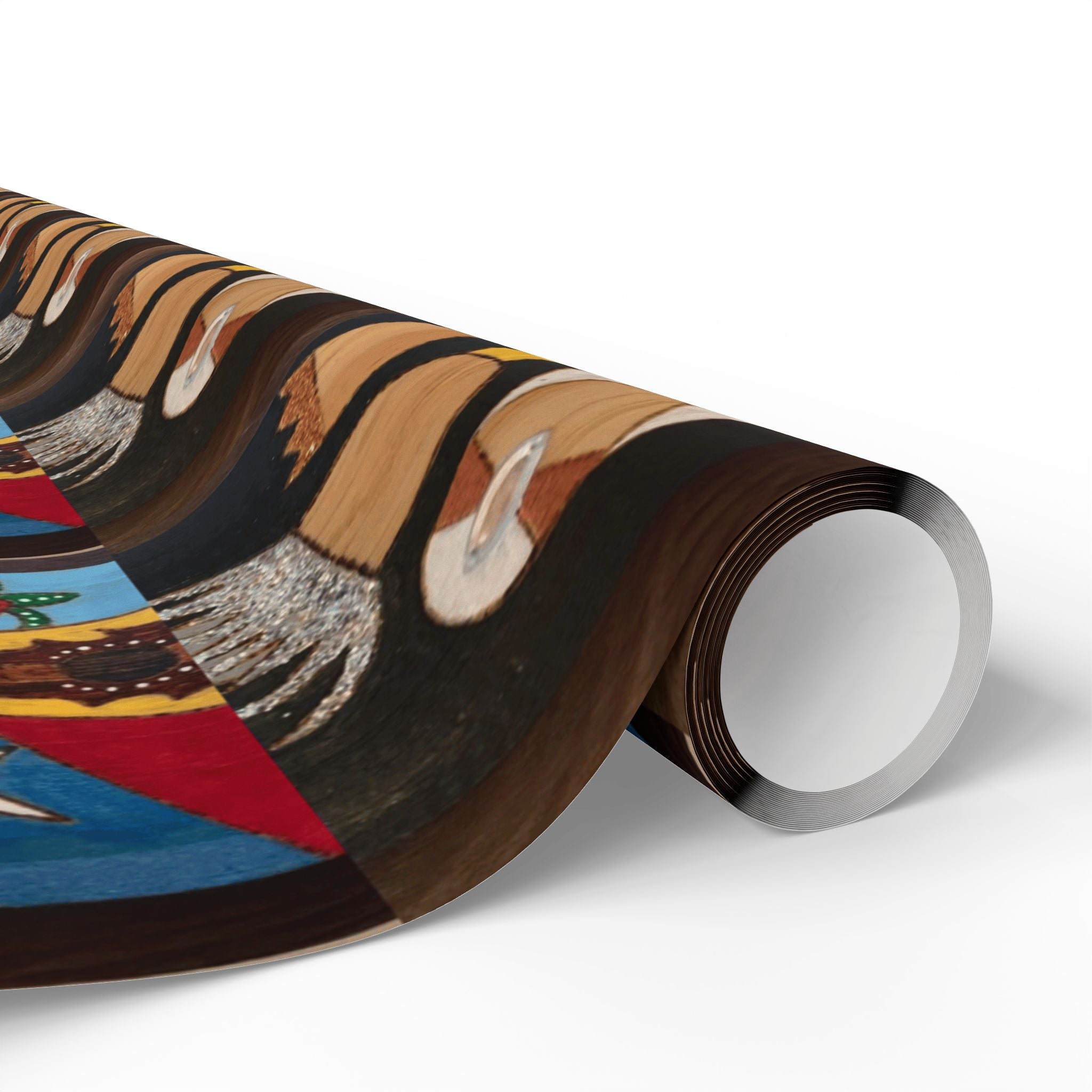 Navidad en Puerto Rico Wrapping Paper – Festive Boricua Holiday Gift Wrap 🇵🇷🎄Wrap, Decorative Gift Wrap, Artistic Paper Rolls, [...] - Metamorphosis Creations