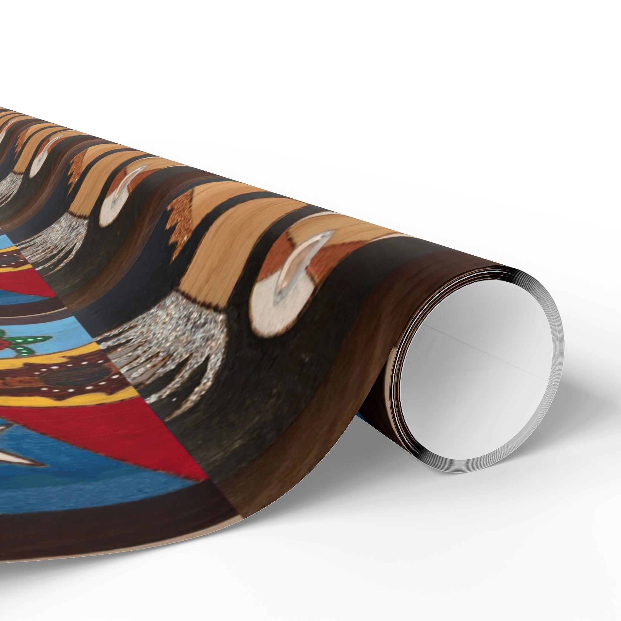 Navidad en Puerto Rico Wrapping Paper – Festive Boricua Holiday Gift Wrap 🇵🇷🎄Wrap, Decorative Gift Wrap, Artistic Paper Rolls, [...] - Metamorphosis Creations