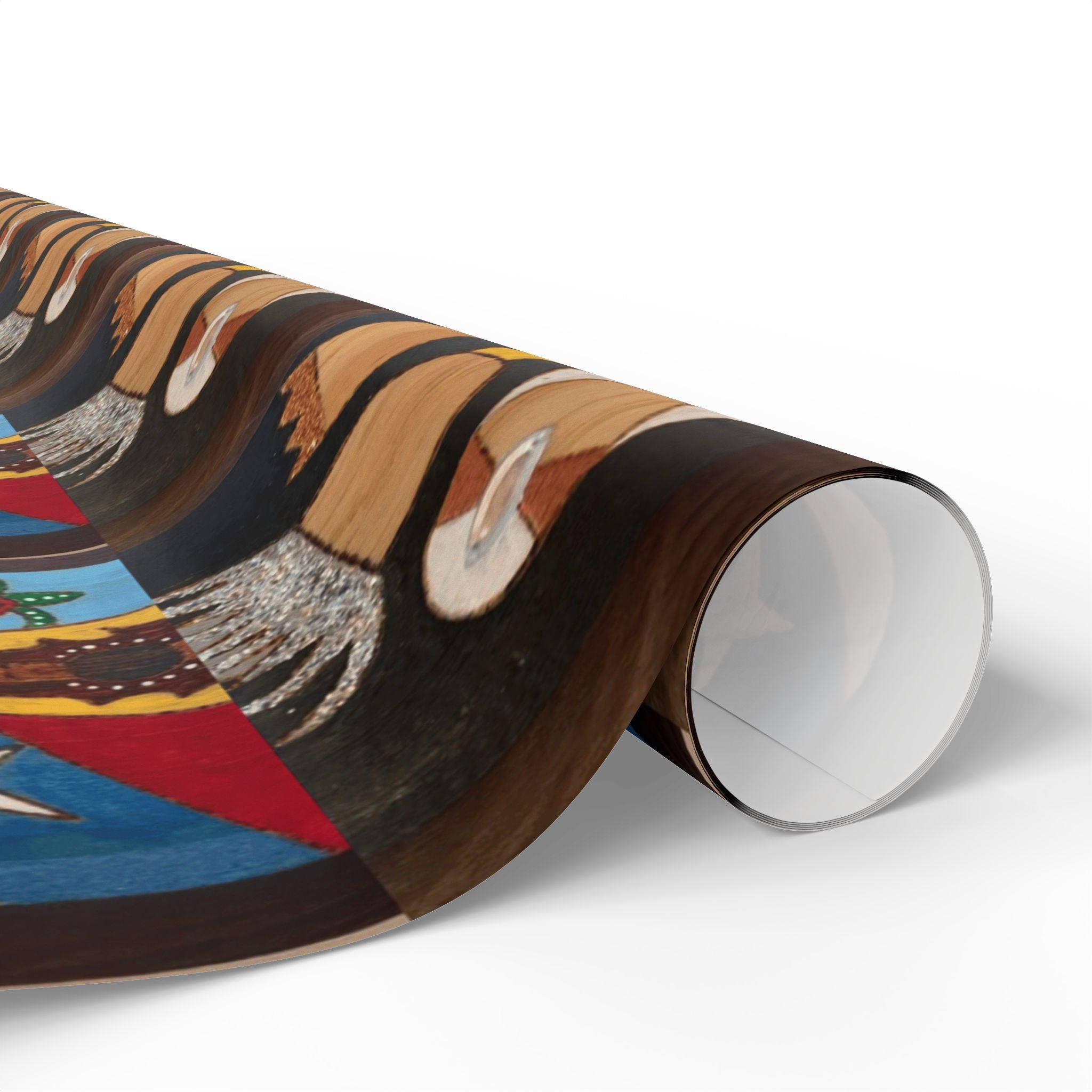 Navidad en Puerto Rico Wrapping Paper – Festive Boricua Holiday Gift Wrap 🇵🇷🎄Wrap, Decorative Gift Wrap, Artistic Paper Rolls, [...] - Metamorphosis Creations