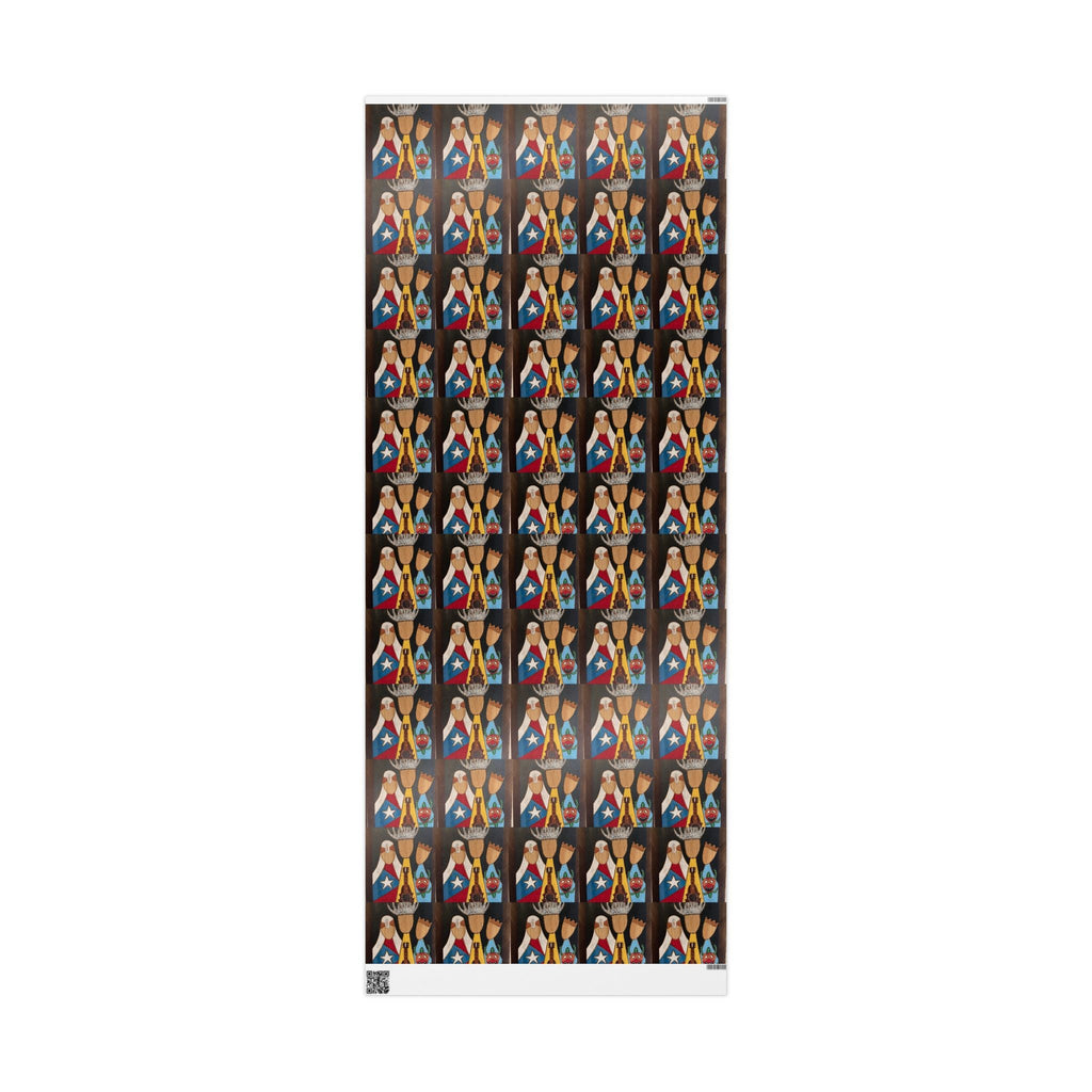 Navidad en Puerto Rico Wrapping Paper – Festive Boricua Holiday Gift Wrap 🇵🇷🎄Wrap, Decorative Gift Wrap, Artistic Paper Rolls, [...] - Metamorphosis Creations