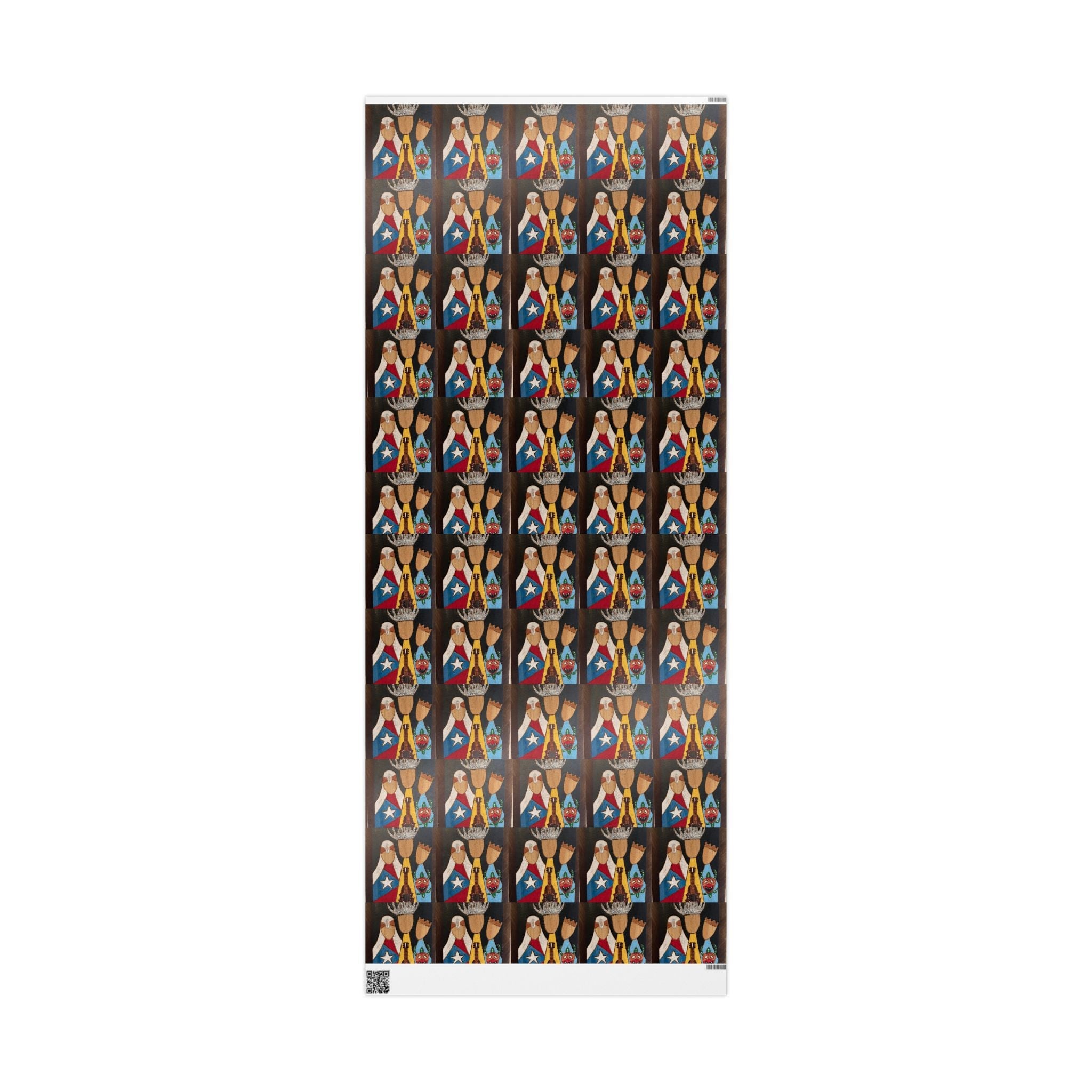 Navidad en Puerto Rico Wrapping Paper – Festive Boricua Holiday Gift Wrap 🇵🇷🎄Wrap, Decorative Gift Wrap, Artistic Paper Rolls, [...] - Metamorphosis Creations
