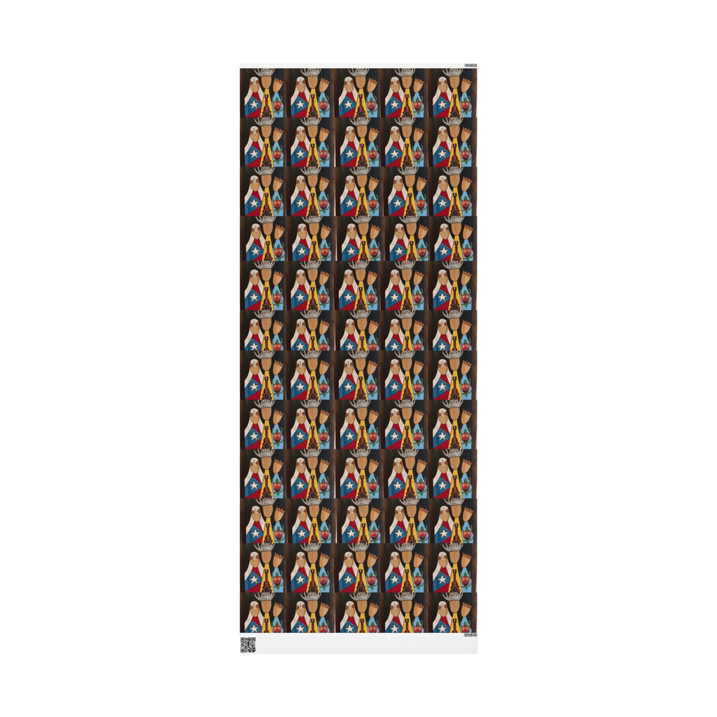 Navidad en Puerto Rico Wrapping Paper – Festive Boricua Holiday Gift Wrap 🇵🇷🎄Wrap, Decorative Gift Wrap, Artistic Paper Rolls, [...] - Metamorphosis Creations