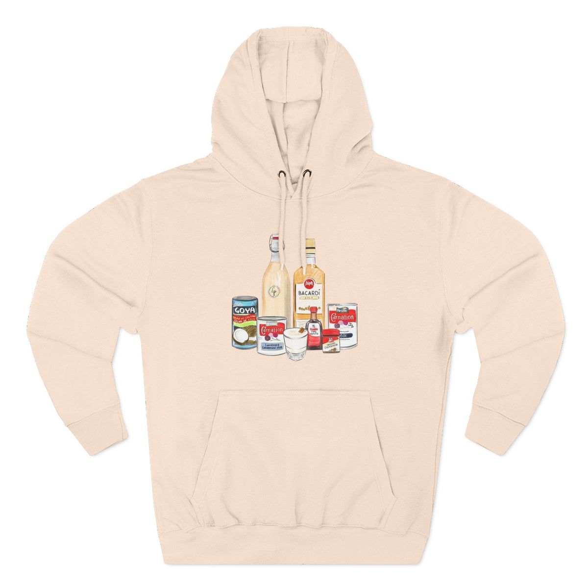 Navidad Y Coquito Cozy Vintage - Style Hoodie, Fleece Sweatshirt for Casual Wear, Gift for Foodies, Great for Fall, Stylish Streetwear - Metamorphosis Creations