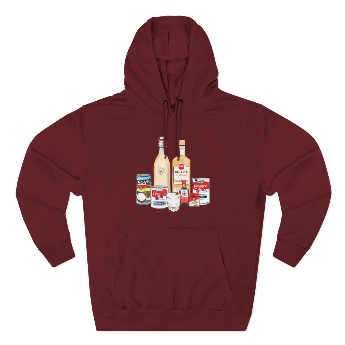 Navidad Y Coquito Cozy Vintage - Style Hoodie, Fleece Sweatshirt for Casual Wear, Gift for Foodies, Great for Fall, Stylish Streetwear - Metamorphosis Creations