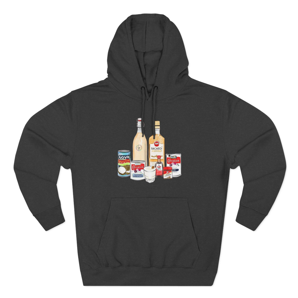 Navidad Y Coquito Cozy Vintage - Style Hoodie, Fleece Sweatshirt for Casual Wear, Gift for Foodies, Great for Fall, Stylish Streetwear - Metamorphosis Creations