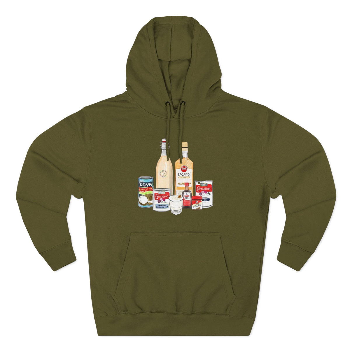 Navidad Y Coquito Cozy Vintage - Style Hoodie, Fleece Sweatshirt for Casual Wear, Gift for Foodies, Great for Fall, Stylish Streetwear - Metamorphosis Creations