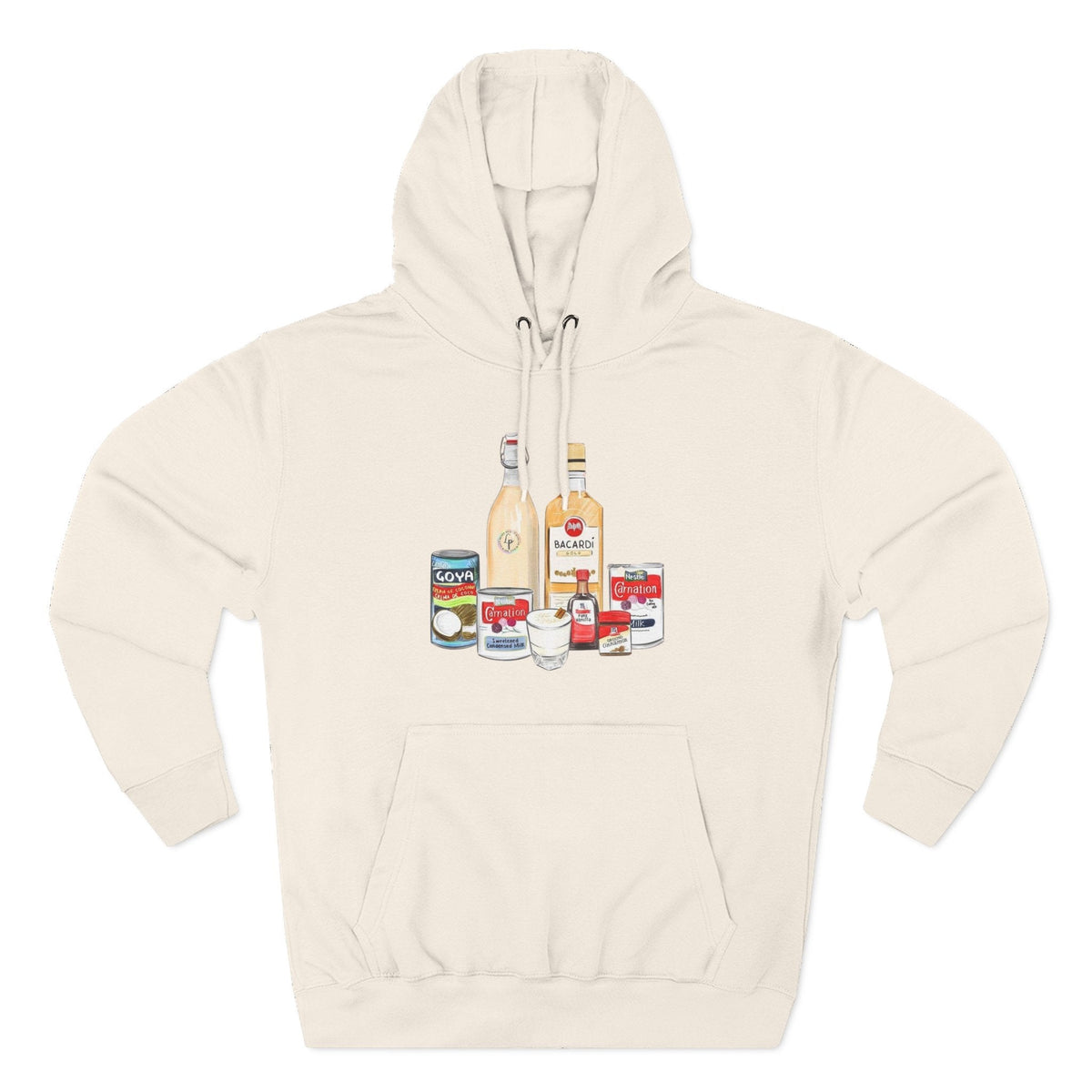 Navidad Y Coquito Cozy Vintage - Style Hoodie, Fleece Sweatshirt for Casual Wear, Gift for Foodies, Great for Fall, Stylish Streetwear - Metamorphosis Creations