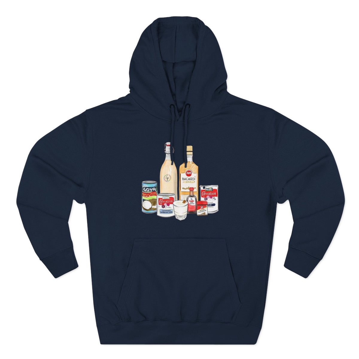 Navidad Y Coquito Cozy Vintage - Style Hoodie, Fleece Sweatshirt for Casual Wear, Gift for Foodies, Great for Fall, Stylish Streetwear - Metamorphosis Creations