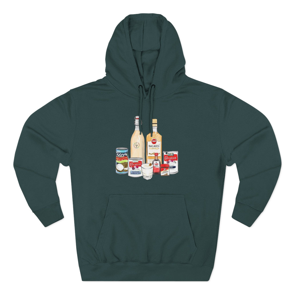 Navidad Y Coquito Cozy Vintage - Style Hoodie, Fleece Sweatshirt for Casual Wear, Gift for Foodies, Great for Fall, Stylish Streetwear - Metamorphosis Creations