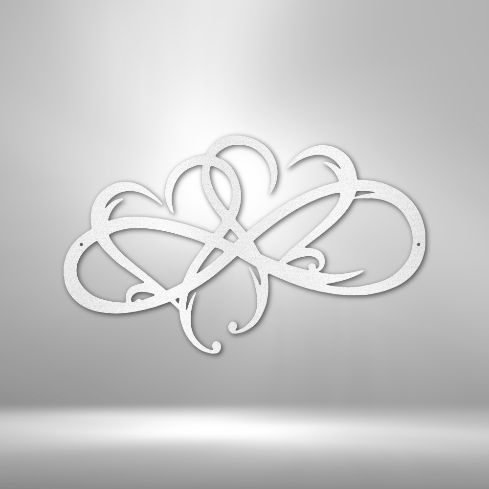 New Infinity Hearts - Steel Sign - Metamorphosis Creations