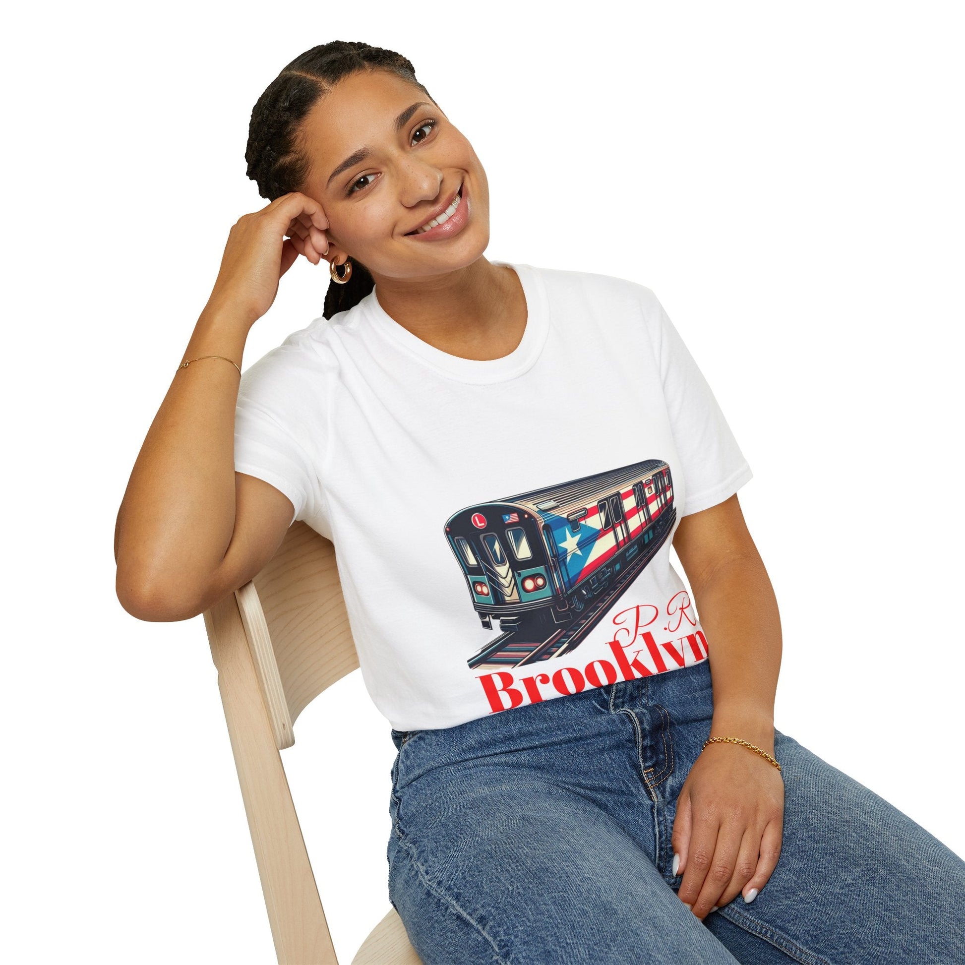 New Yorican and Proud Where Boricua Meets Brooklyn PR Train T-Shirt, Unisex Graphic Tee, Travel Shirt, Gift for NYC Lovers, - Metamorphosis Creations
