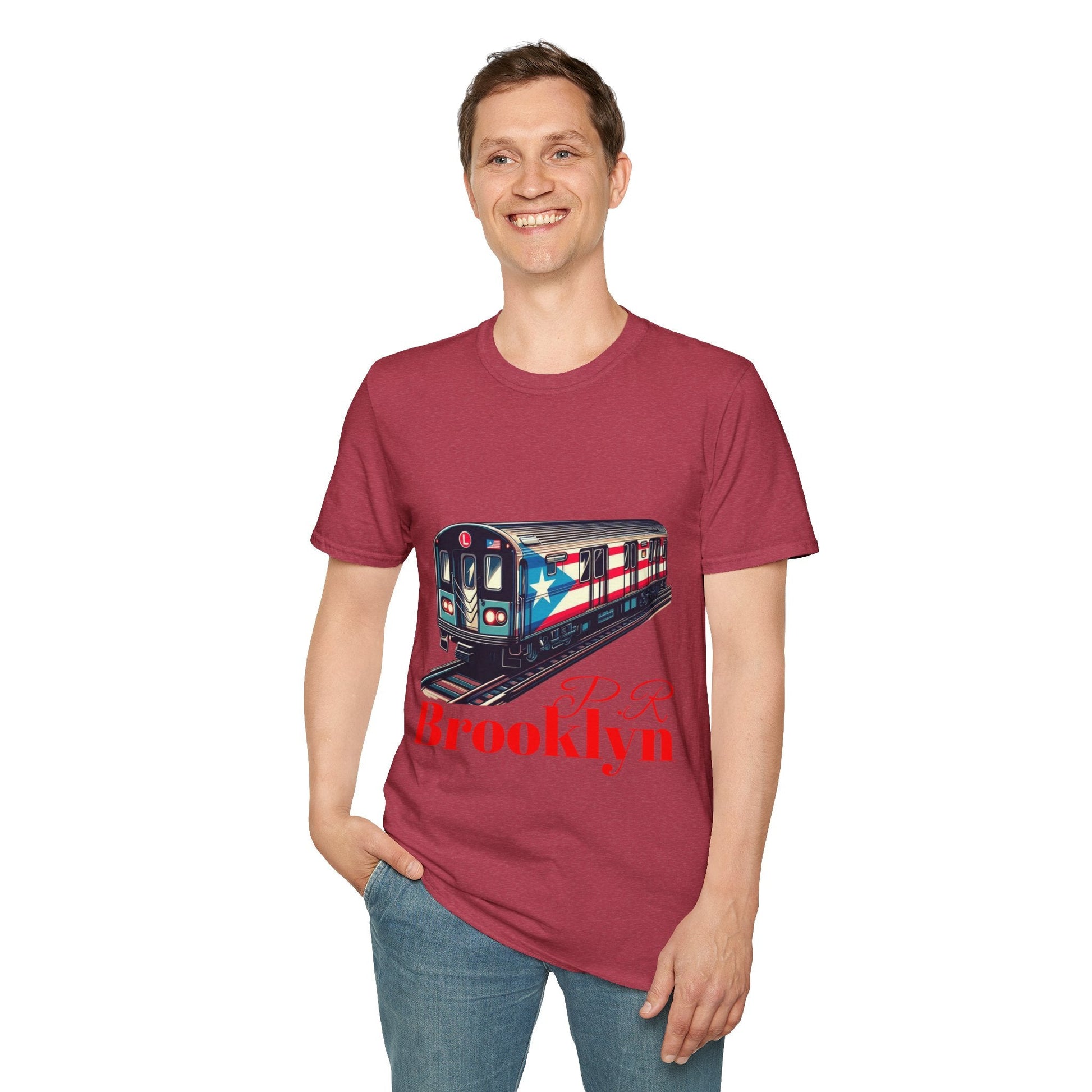 New Yorican and Proud Where Boricua Meets Brooklyn PR Train T-Shirt, Unisex Graphic Tee, Travel Shirt, Gift for NYC Lovers, - Metamorphosis Creations
