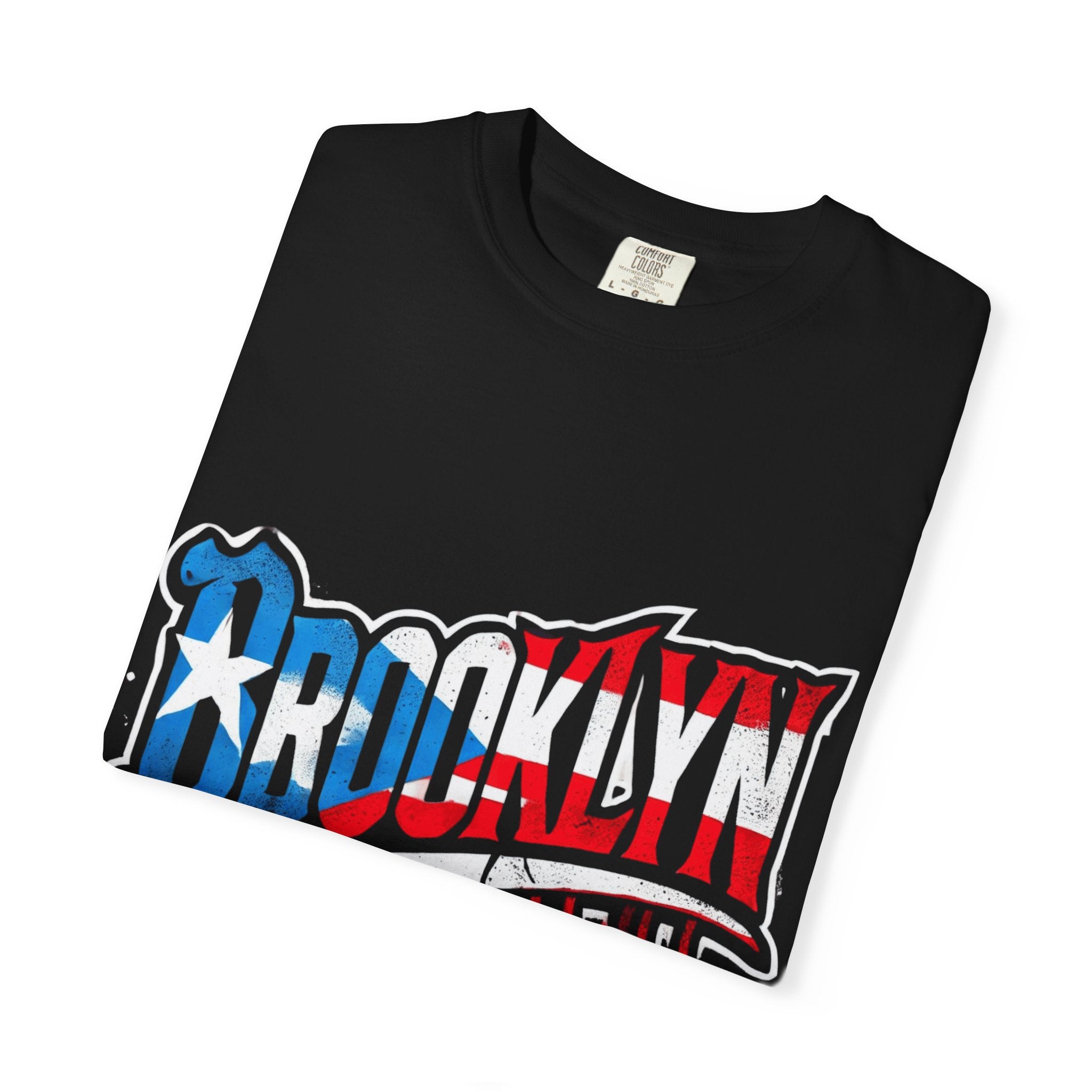 New York Meets Puerto Rico Brooklyn Style Unisex T-Shirt, Streetwear Fashion - Metamorphosis Creations