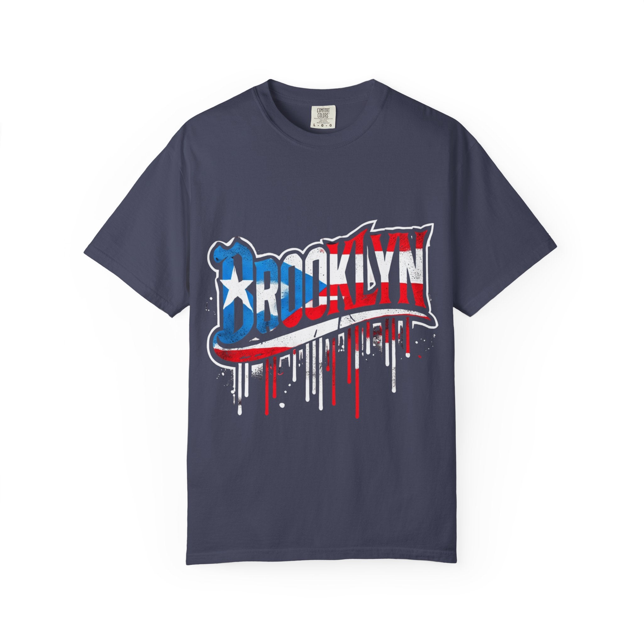 New York Meets Puerto Rico Brooklyn Style Unisex T-Shirt, Streetwear Fashion - Metamorphosis Creations