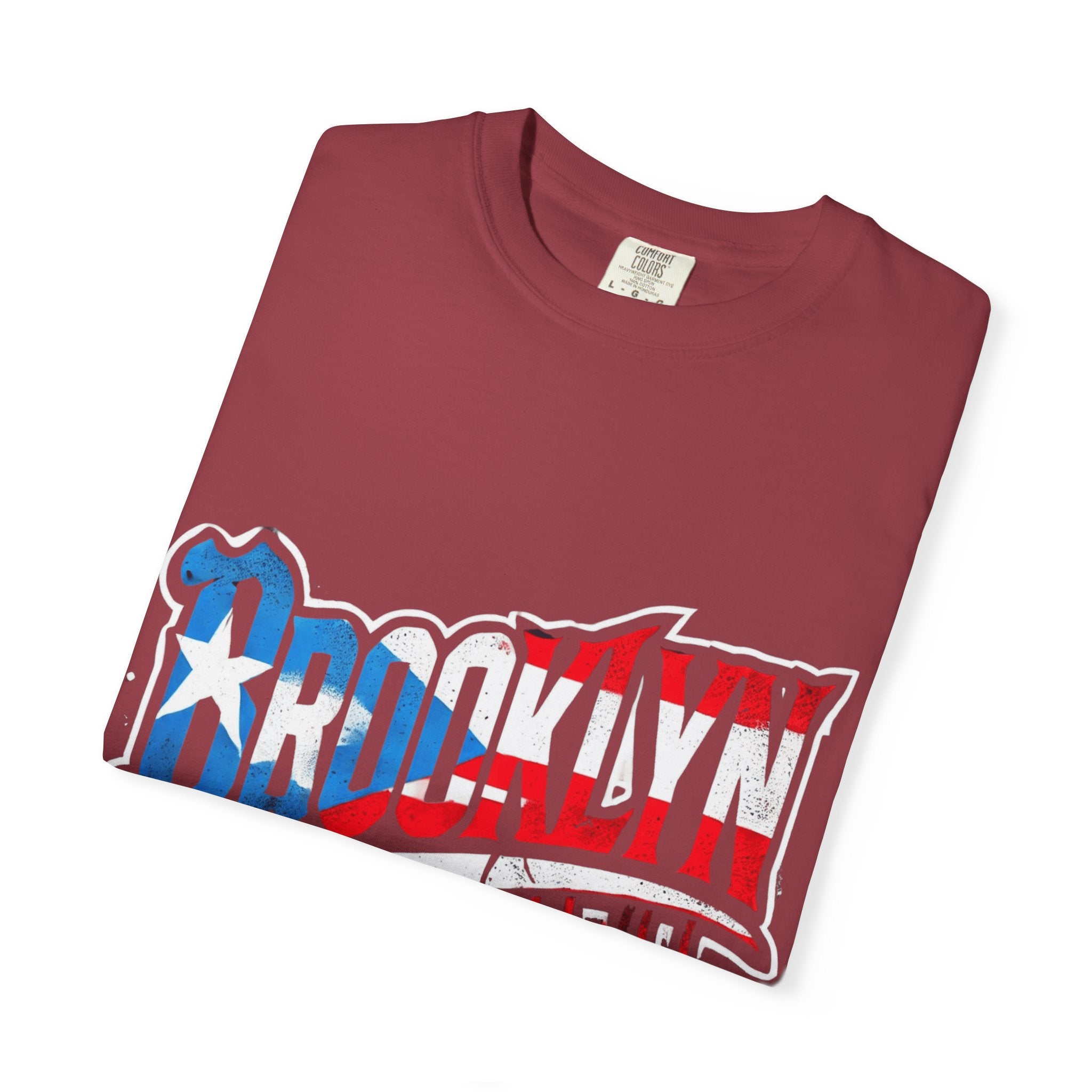 New York Meets Puerto Rico Brooklyn Style Unisex T-Shirt, Streetwear Fashion - Metamorphosis Creations