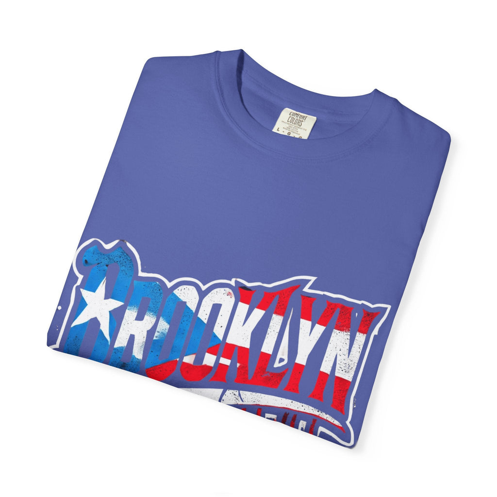 New York Meets Puerto Rico Brooklyn Style Unisex T-Shirt, Streetwear Fashion - Metamorphosis Creations