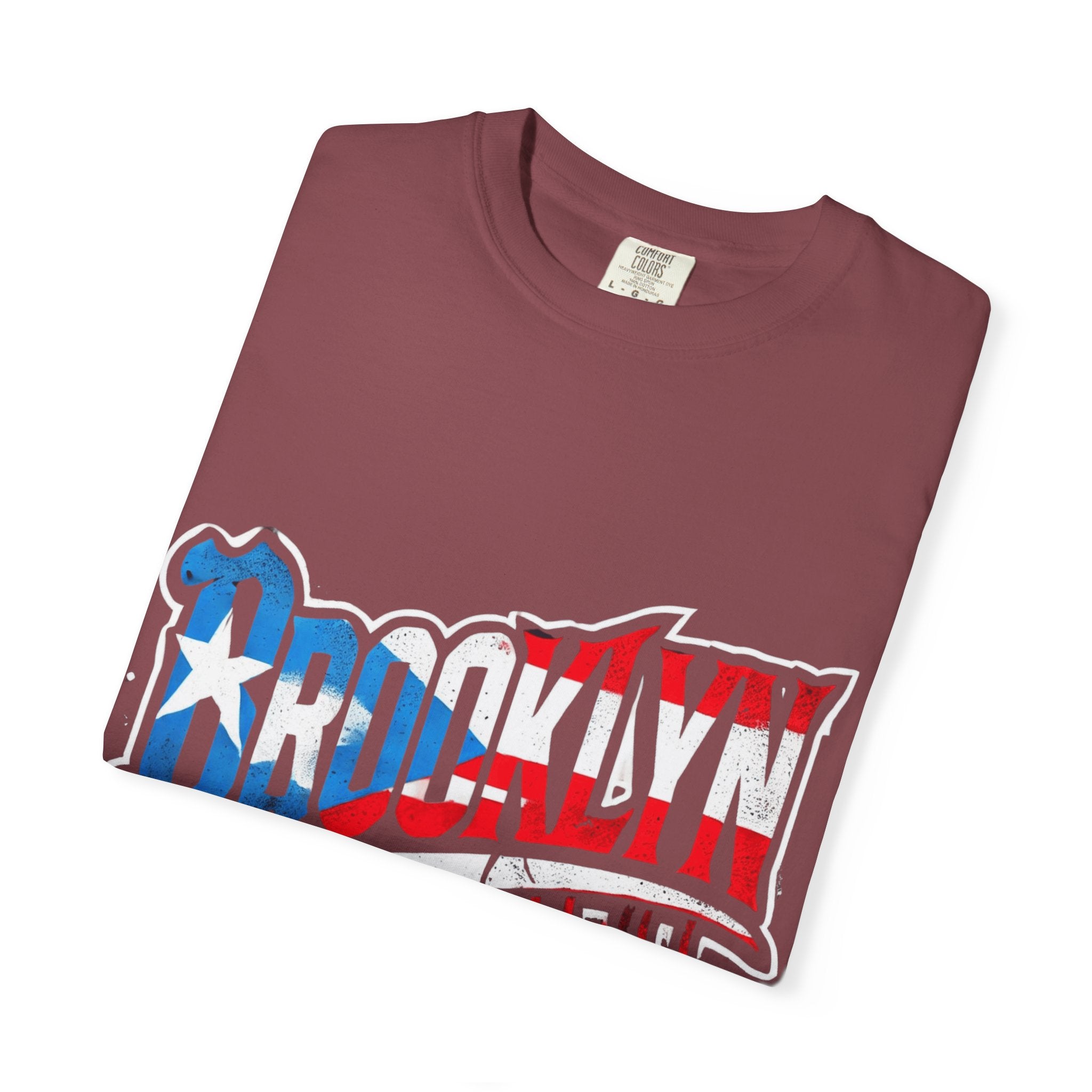 New York Meets Puerto Rico Brooklyn Style Unisex T-Shirt, Streetwear Fashion - Metamorphosis Creations