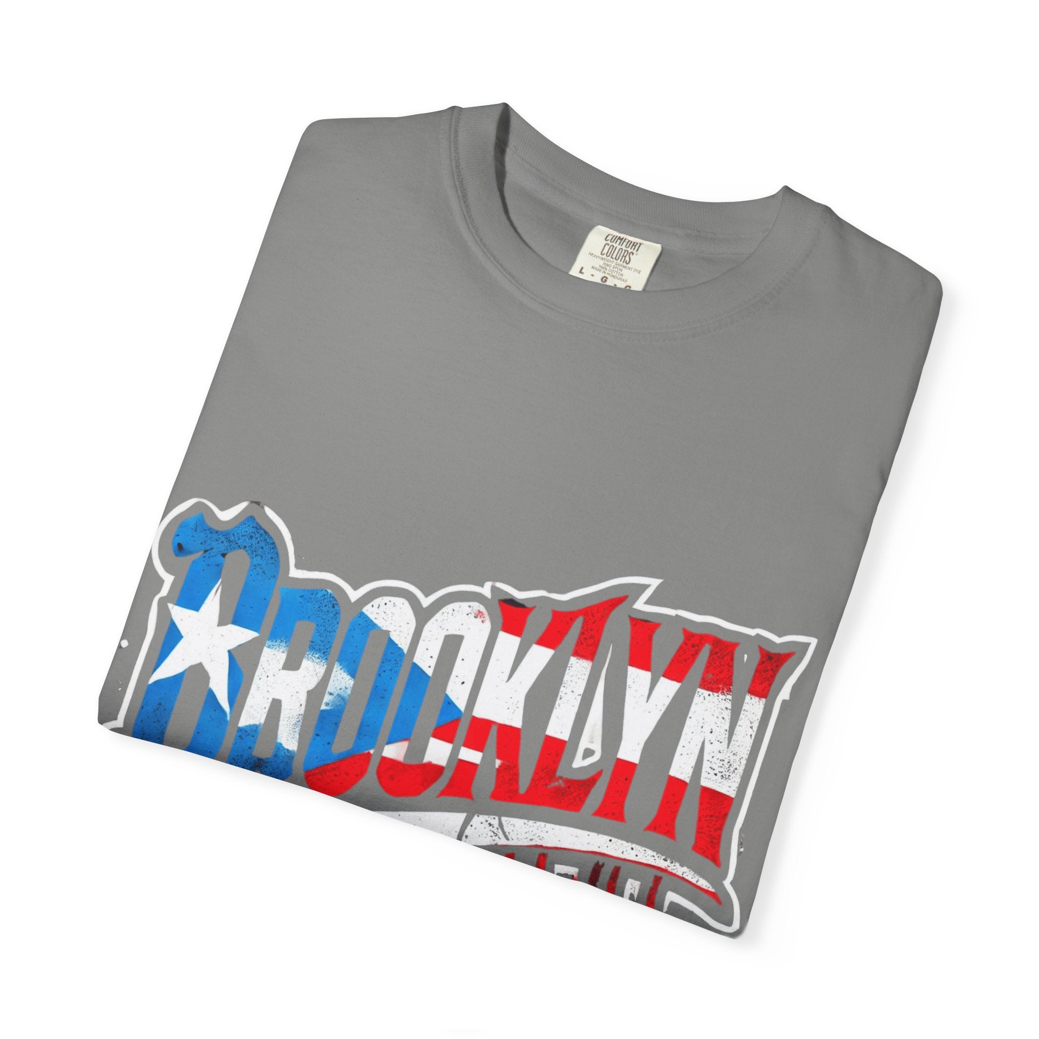 New York Meets Puerto Rico Brooklyn Style Unisex T-Shirt, Streetwear Fashion - Metamorphosis Creations