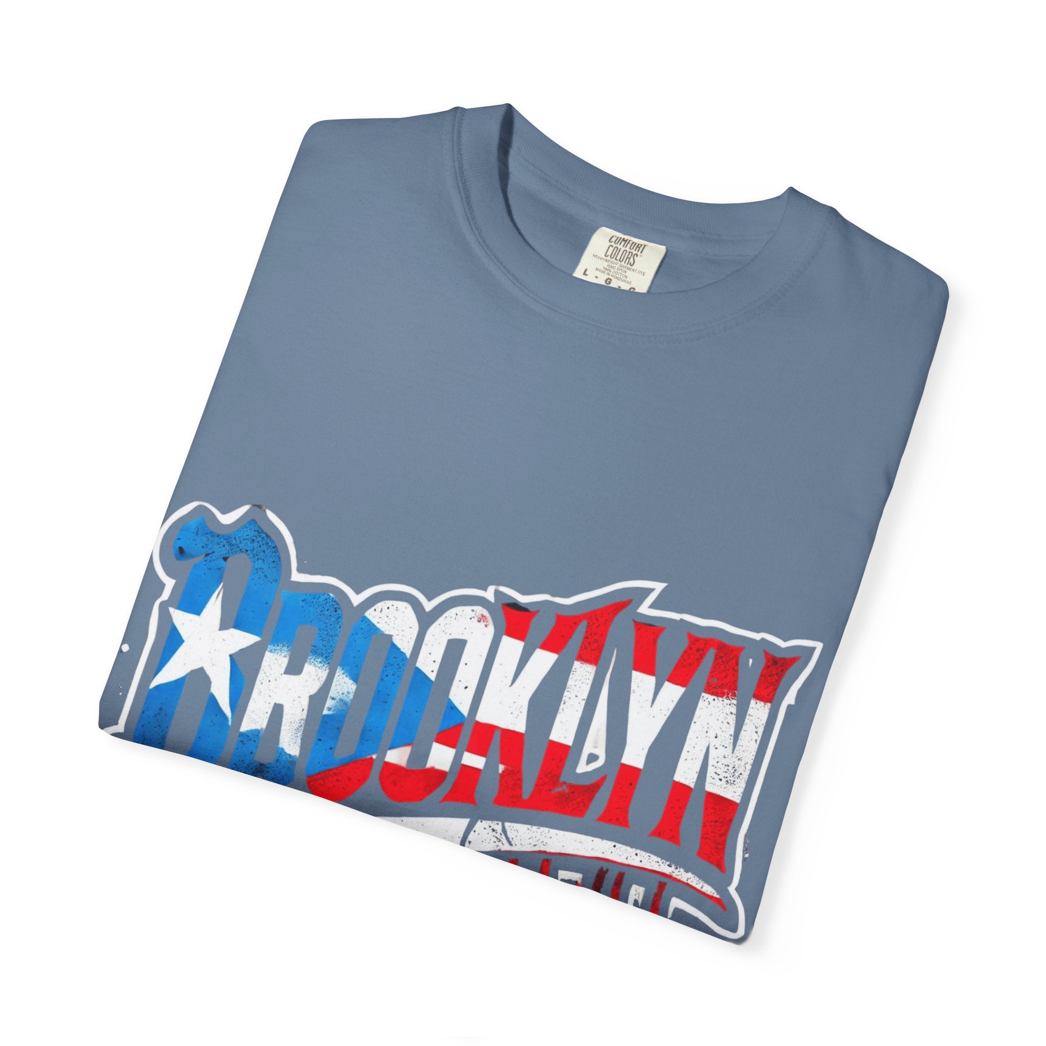 New York Meets Puerto Rico Brooklyn Style Unisex T-Shirt, Streetwear Fashion - Metamorphosis Creations