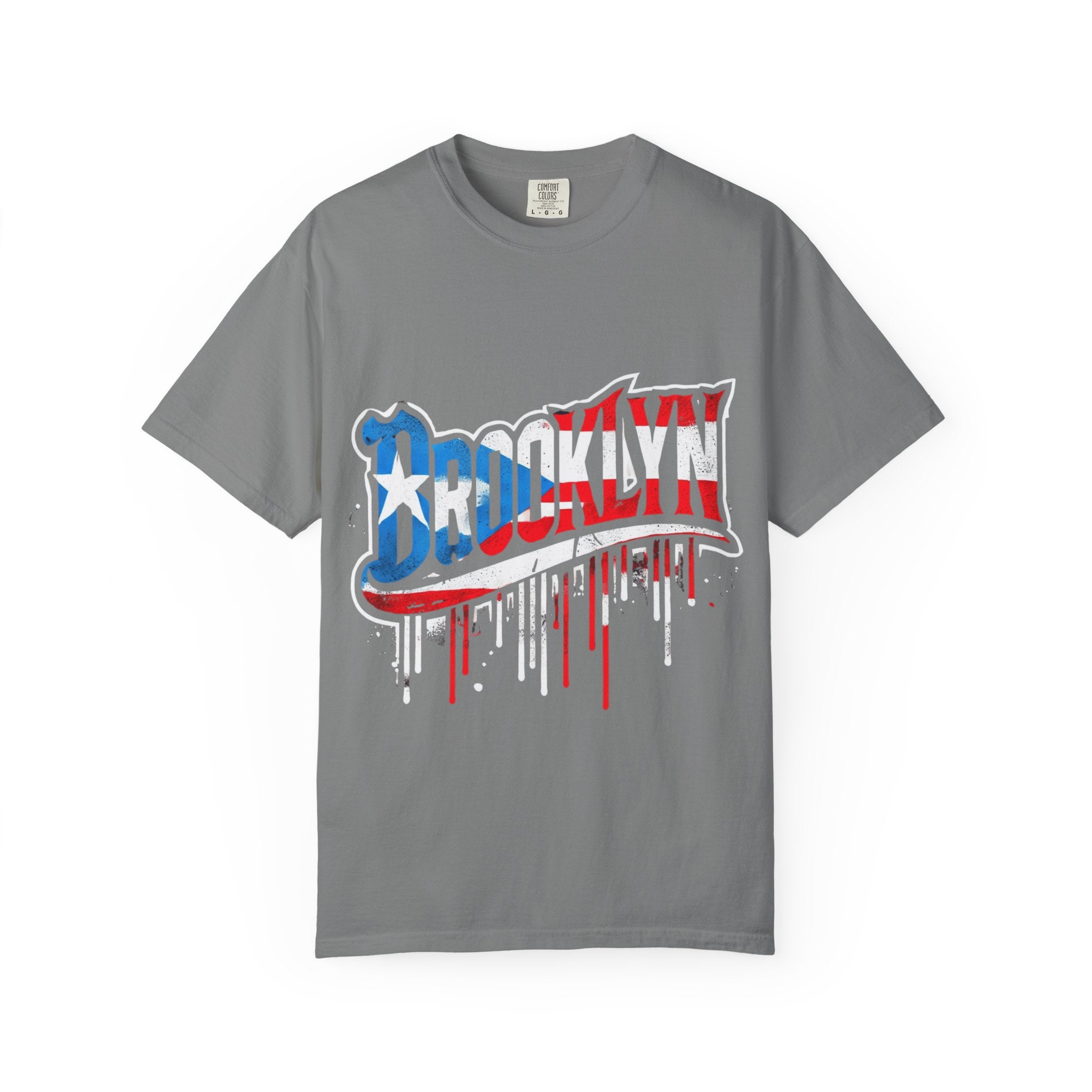 New York Meets Puerto Rico Brooklyn Style Unisex T-Shirt, Streetwear Fashion - Metamorphosis Creations