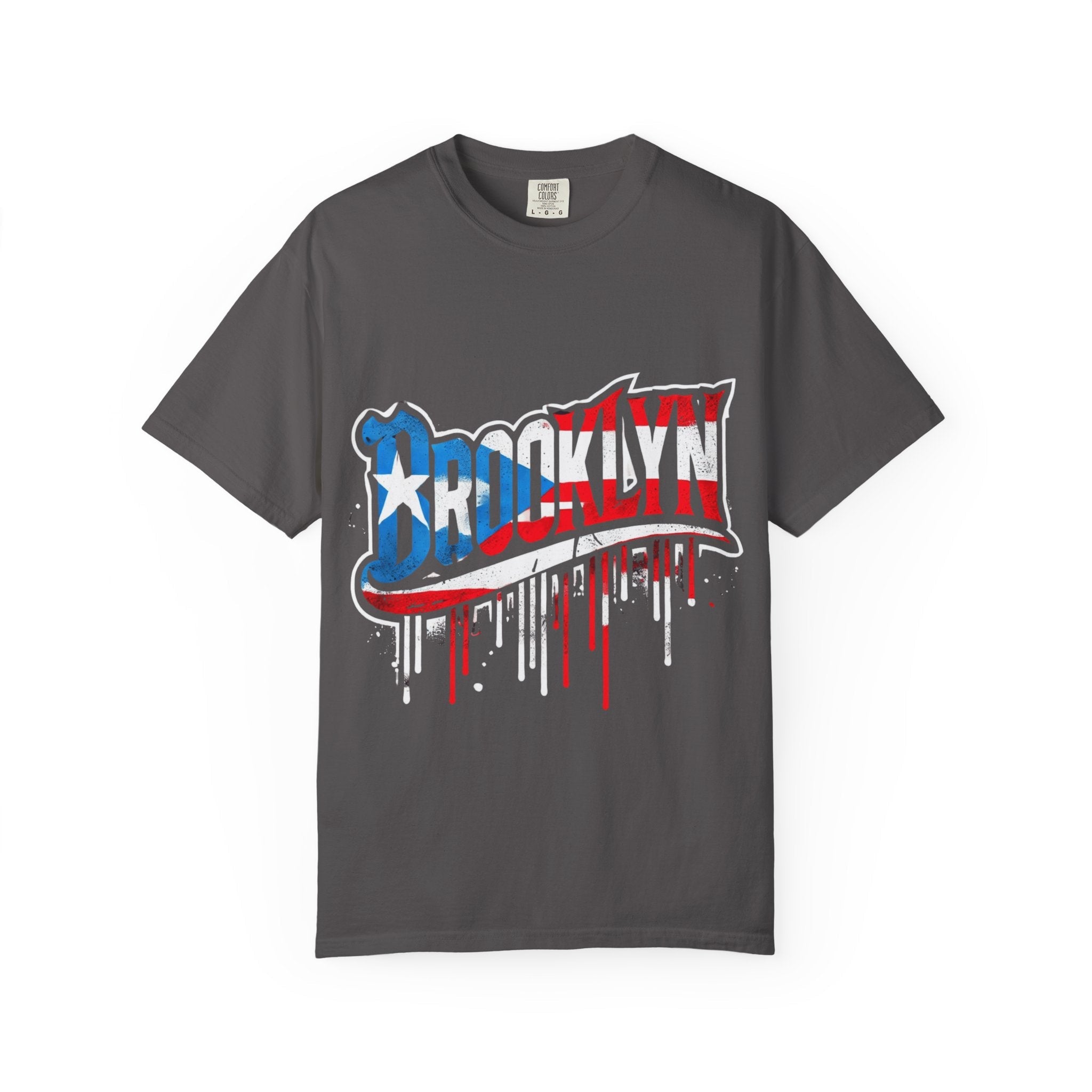 New York Meets Puerto Rico Brooklyn Style Unisex T-Shirt, Streetwear Fashion - Metamorphosis Creations