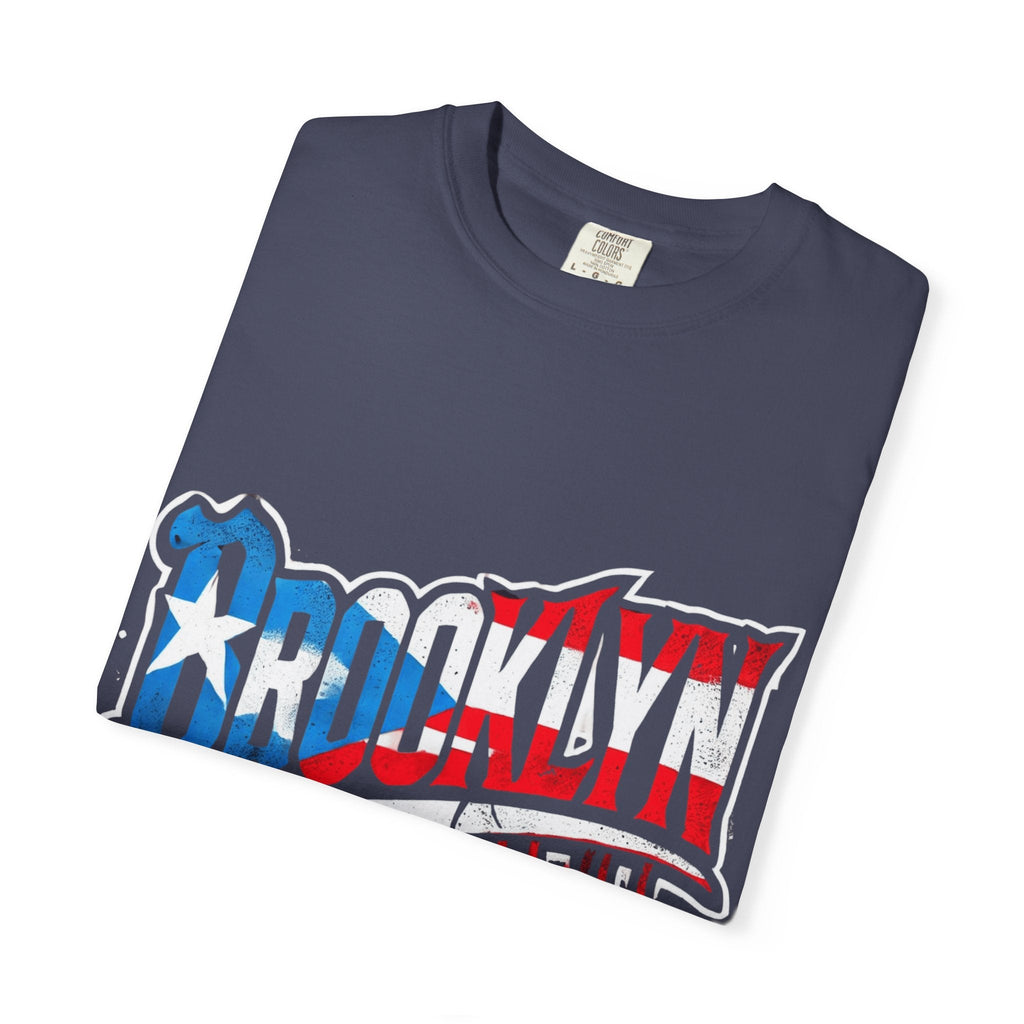 New York Meets Puerto Rico Brooklyn Style Unisex T-Shirt, Streetwear Fashion - Metamorphosis Creations