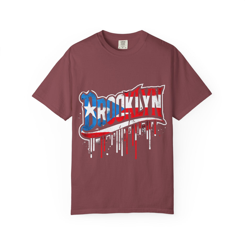 New York Meets Puerto Rico Brooklyn Style Unisex T-Shirt, Streetwear Fashion - Metamorphosis Creations