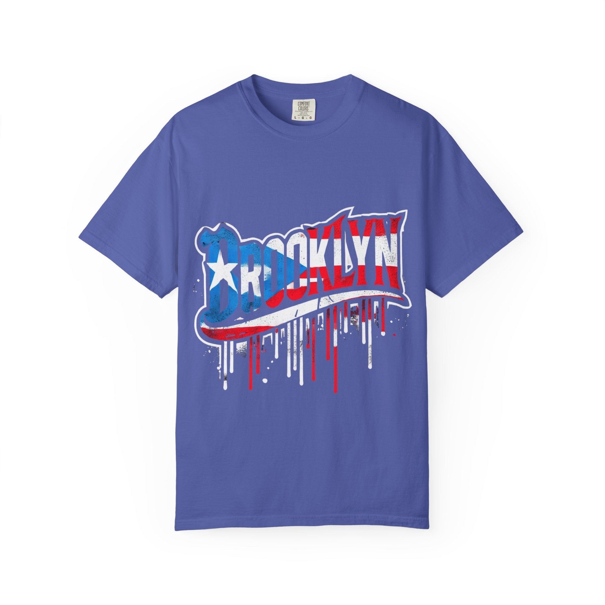 New York Meets Puerto Rico Brooklyn Style Unisex T-Shirt, Streetwear Fashion - Metamorphosis Creations