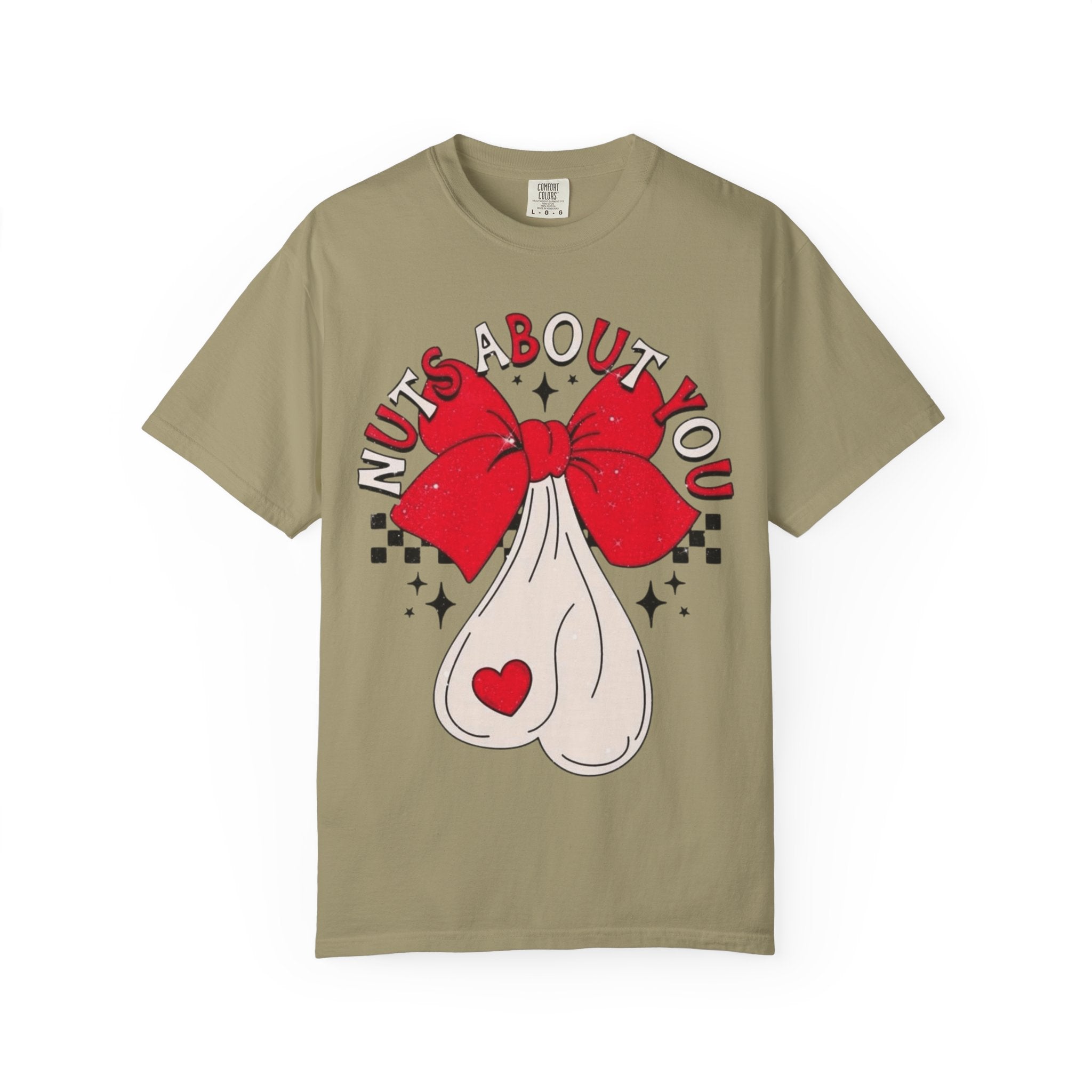Nuts About You Unisex T-Shirt, Funny Gift, Casual Wear, Valentine's Day, Humorous Tees, Gift for Him/Her - Metamorphosis Creations