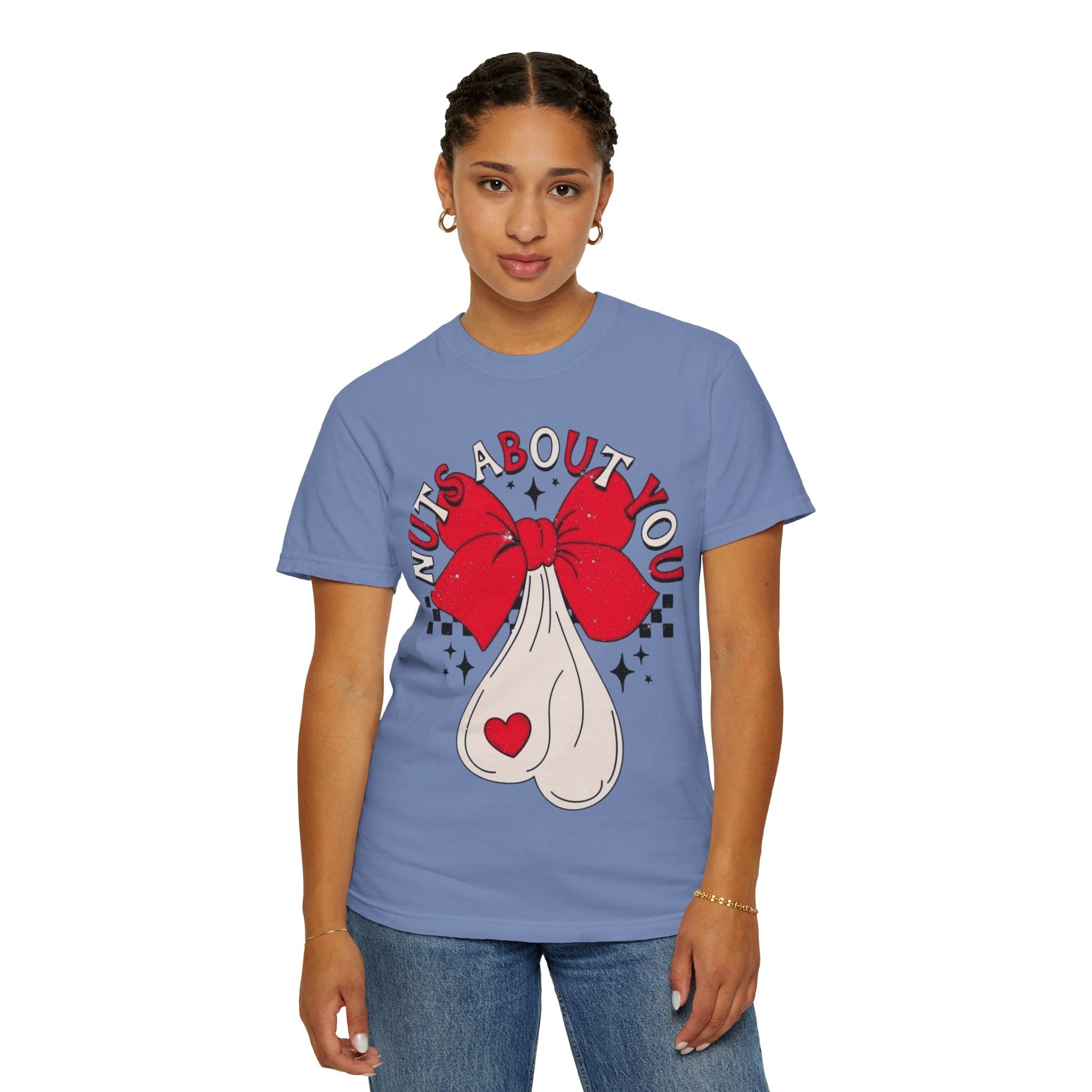Nuts About You Unisex T-Shirt, Funny Gift, Casual Wear, Valentine's Day, Humorous Tees, Gift for Him/Her - Metamorphosis Creations
