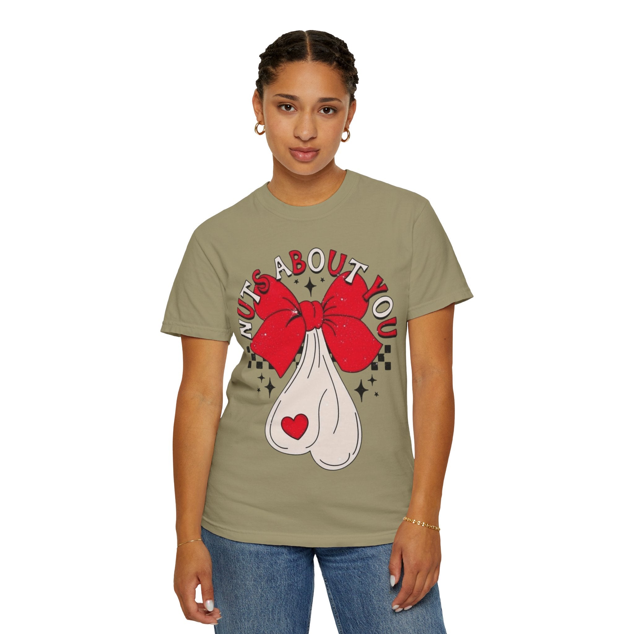 Nuts About You Unisex T-Shirt, Funny Gift, Casual Wear, Valentine's Day, Humorous Tees, Gift for Him/Her - Metamorphosis Creations