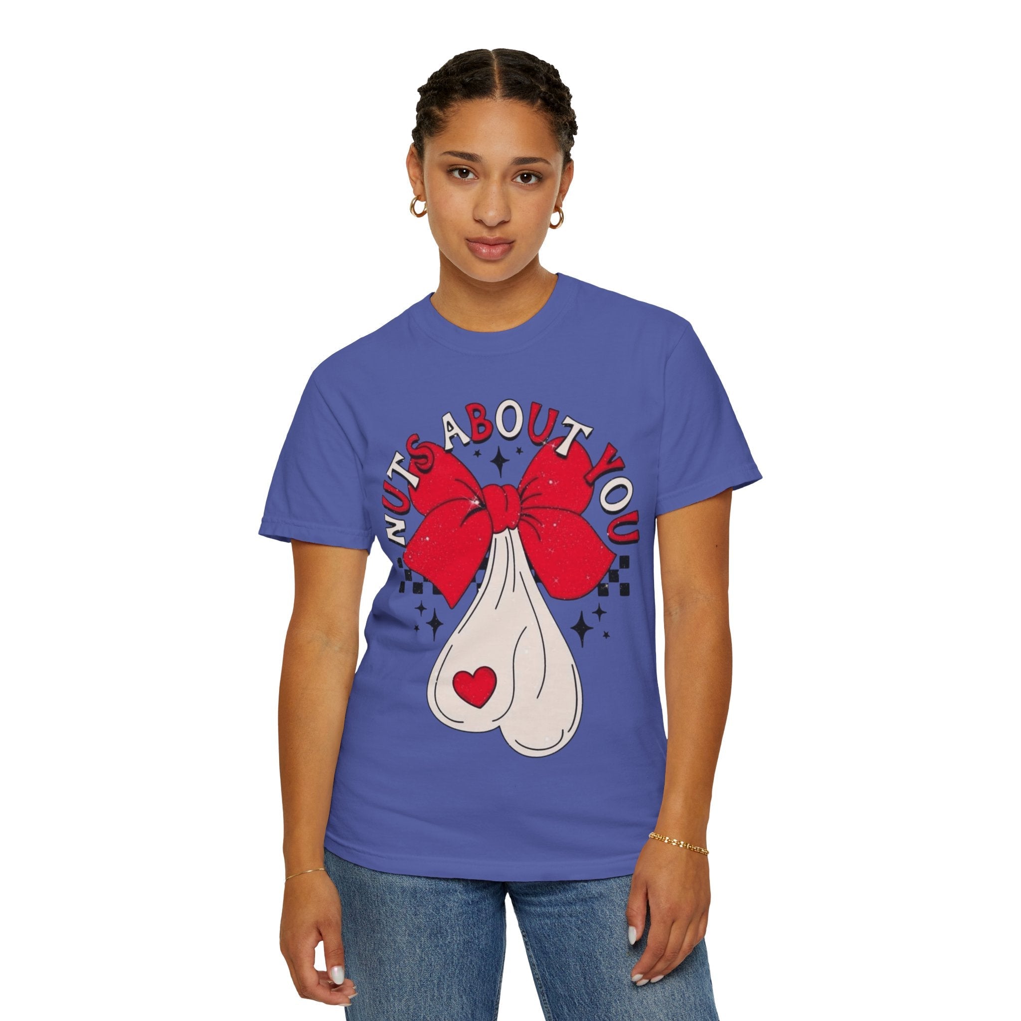 Nuts About You Unisex T-Shirt, Funny Gift, Casual Wear, Valentine's Day, Humorous Tees, Gift for Him/Her - Metamorphosis Creations
