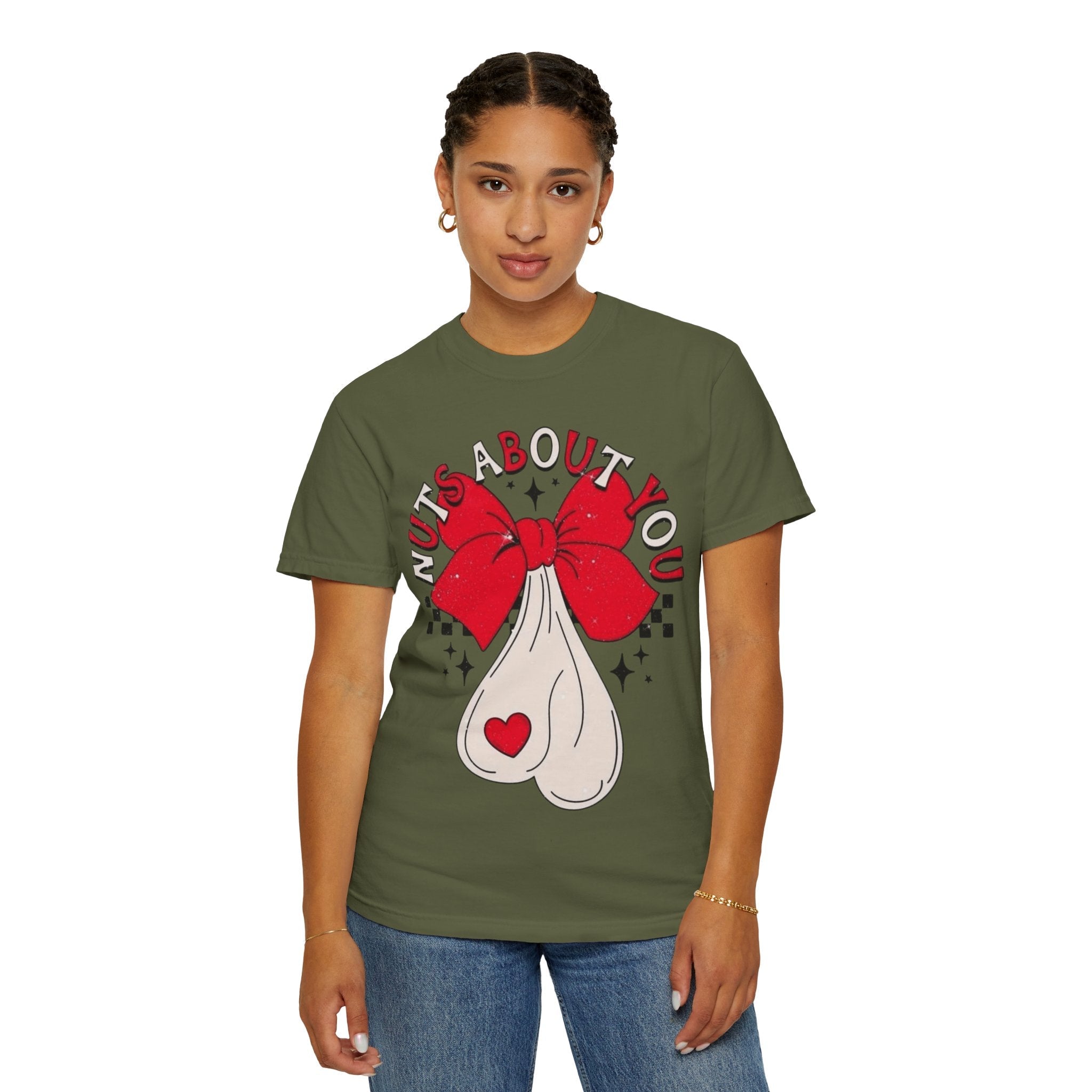 Nuts About You Unisex T-Shirt, Funny Gift, Casual Wear, Valentine's Day, Humorous Tees, Gift for Him/Her - Metamorphosis Creations