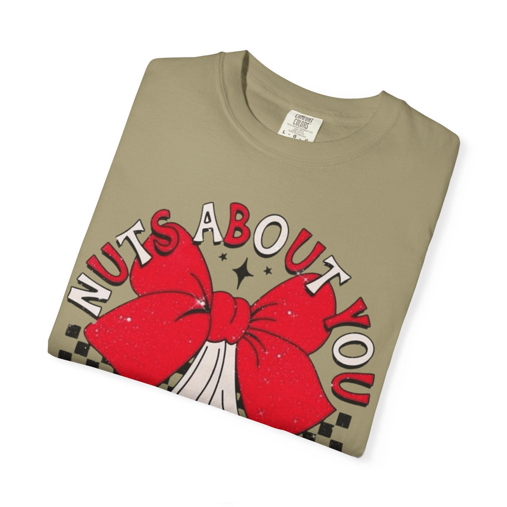 Nuts About You Unisex T-Shirt, Funny Gift, Casual Wear, Valentine's Day, Humorous Tees, Gift for Him/Her - Metamorphosis Creations