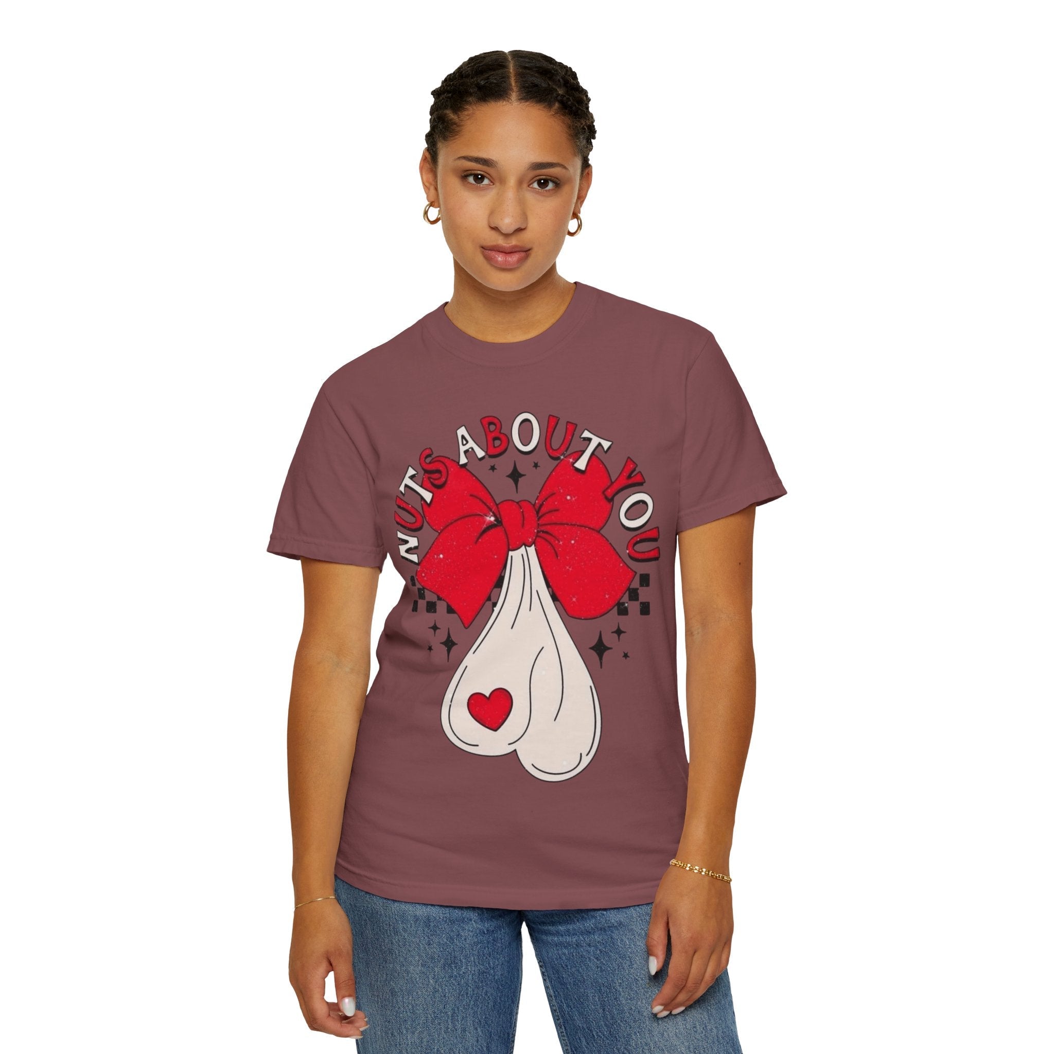 Nuts About You Unisex T-Shirt, Funny Gift, Casual Wear, Valentine's Day, Humorous Tees, Gift for Him/Her - Metamorphosis Creations