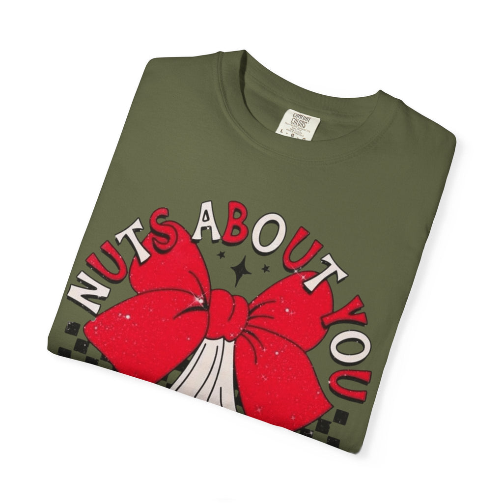 Nuts About You Unisex T-Shirt, Funny Gift, Casual Wear, Valentine's Day, Humorous Tees, Gift for Him/Her - Metamorphosis Creations