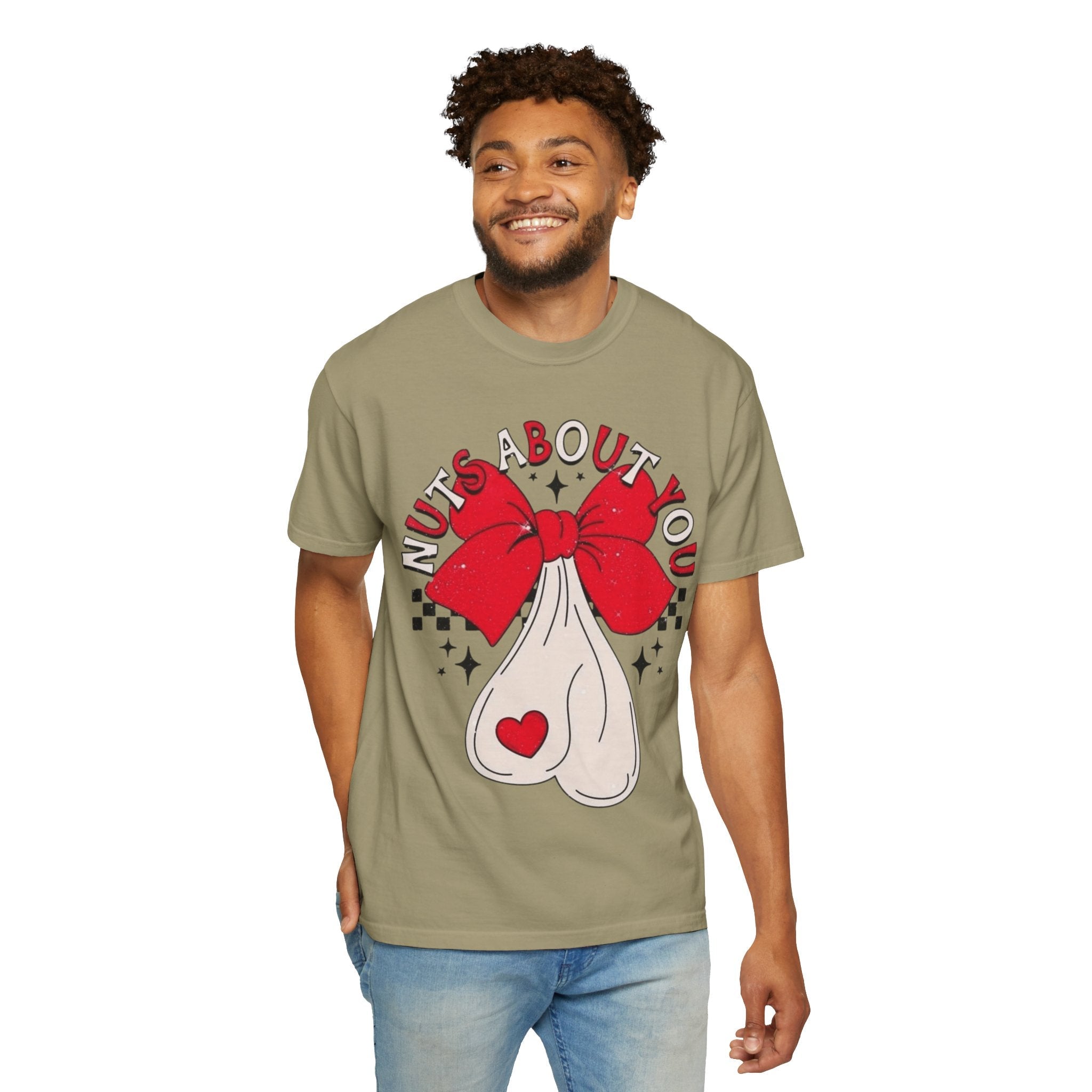 Nuts About You Unisex T-Shirt, Funny Gift, Casual Wear, Valentine's Day, Humorous Tees, Gift for Him/Her - Metamorphosis Creations
