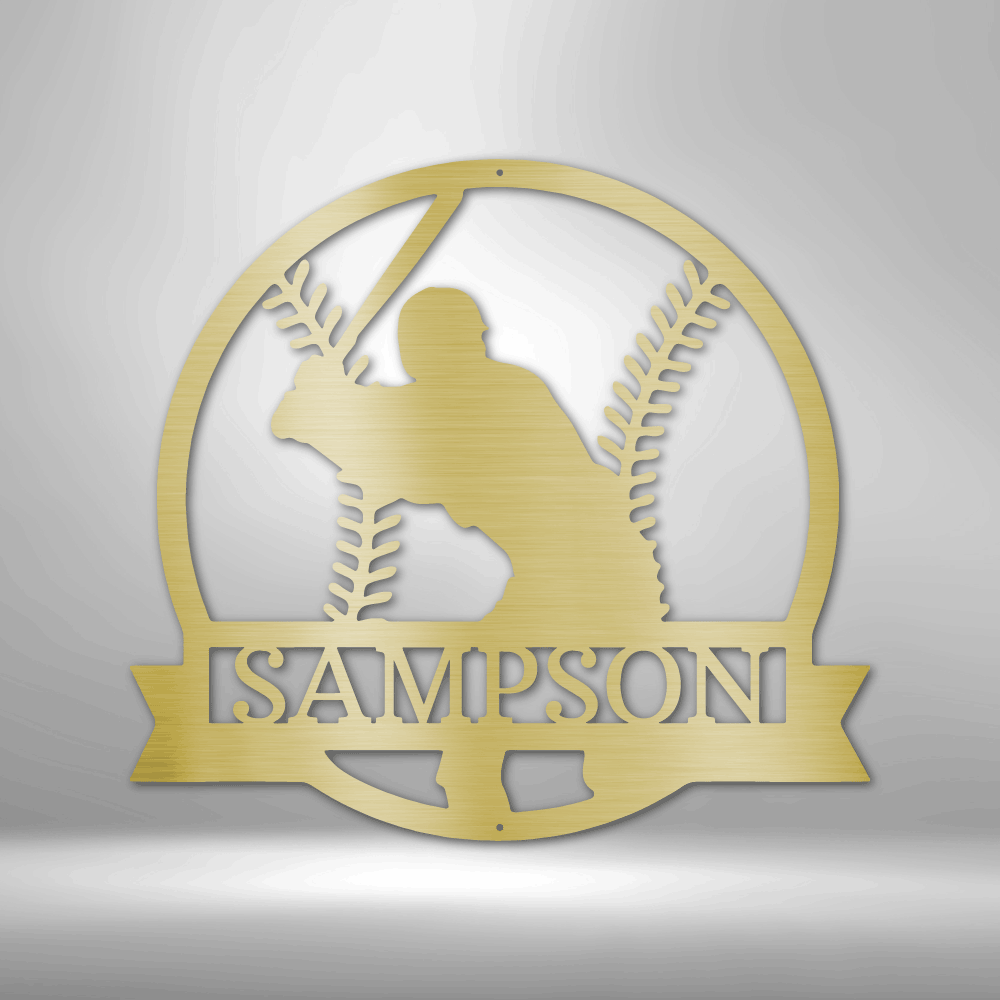 On Deck Monogram - Metal Sign - Metamorphosis Creations