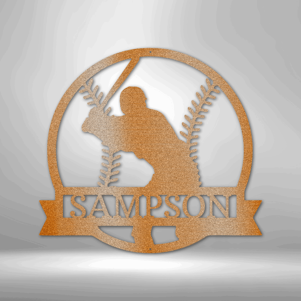On Deck Monogram - Metal Sign - Metamorphosis Creations