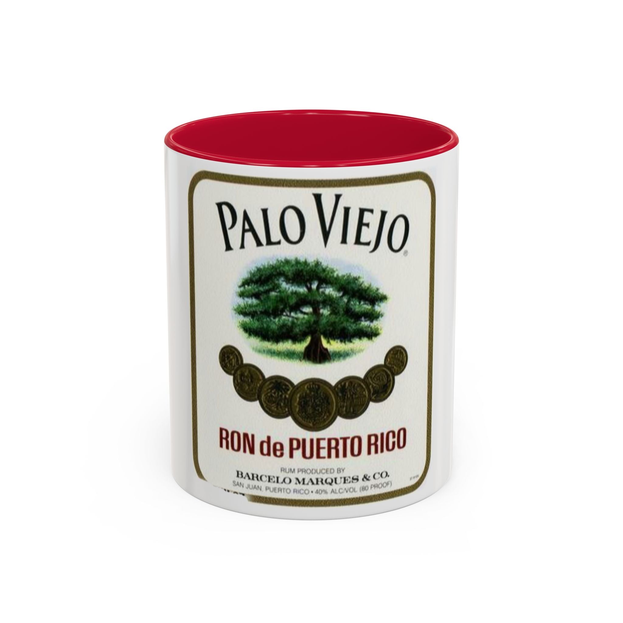 Palo Viejo Ron D e Puerto Rico Colorful Coffee Mugs for Celebration – Perfect for Gift - Giving, Personalized Drinks, Home Decor, Holiday Cheers, and Unique Gift Ideas - Metamorphosis Creations